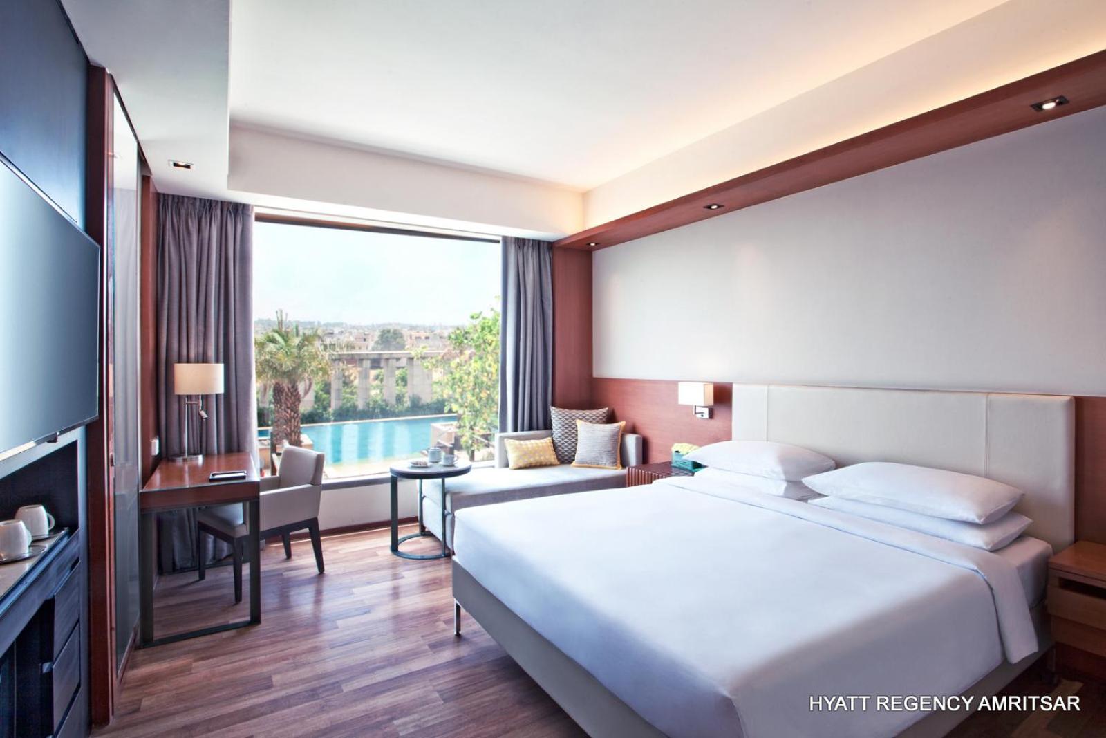 King Room with Pool View at Hyatt Regency Amritsar Hotel & Spa