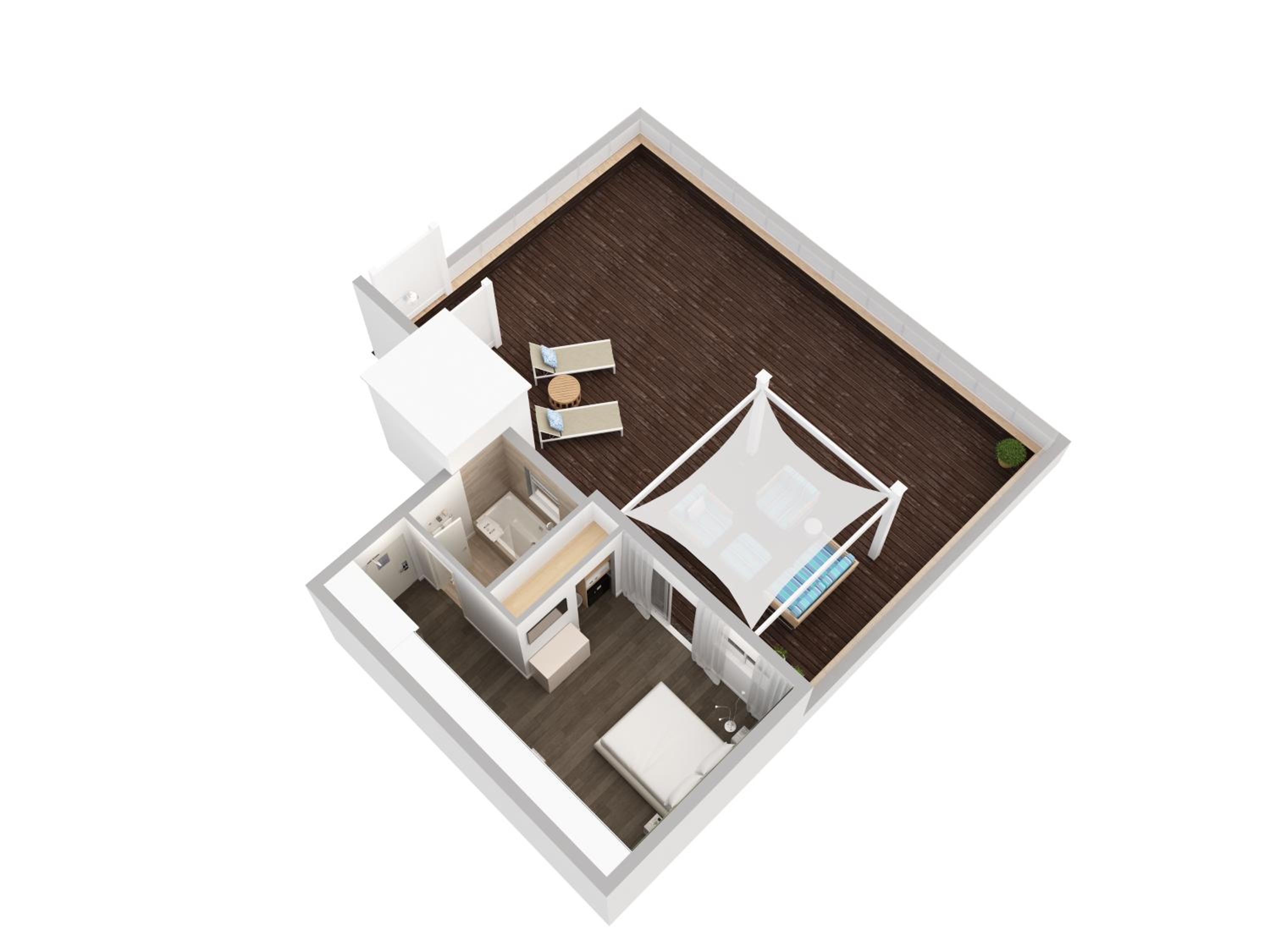 Ocean Front Room King Bed with Terrace 