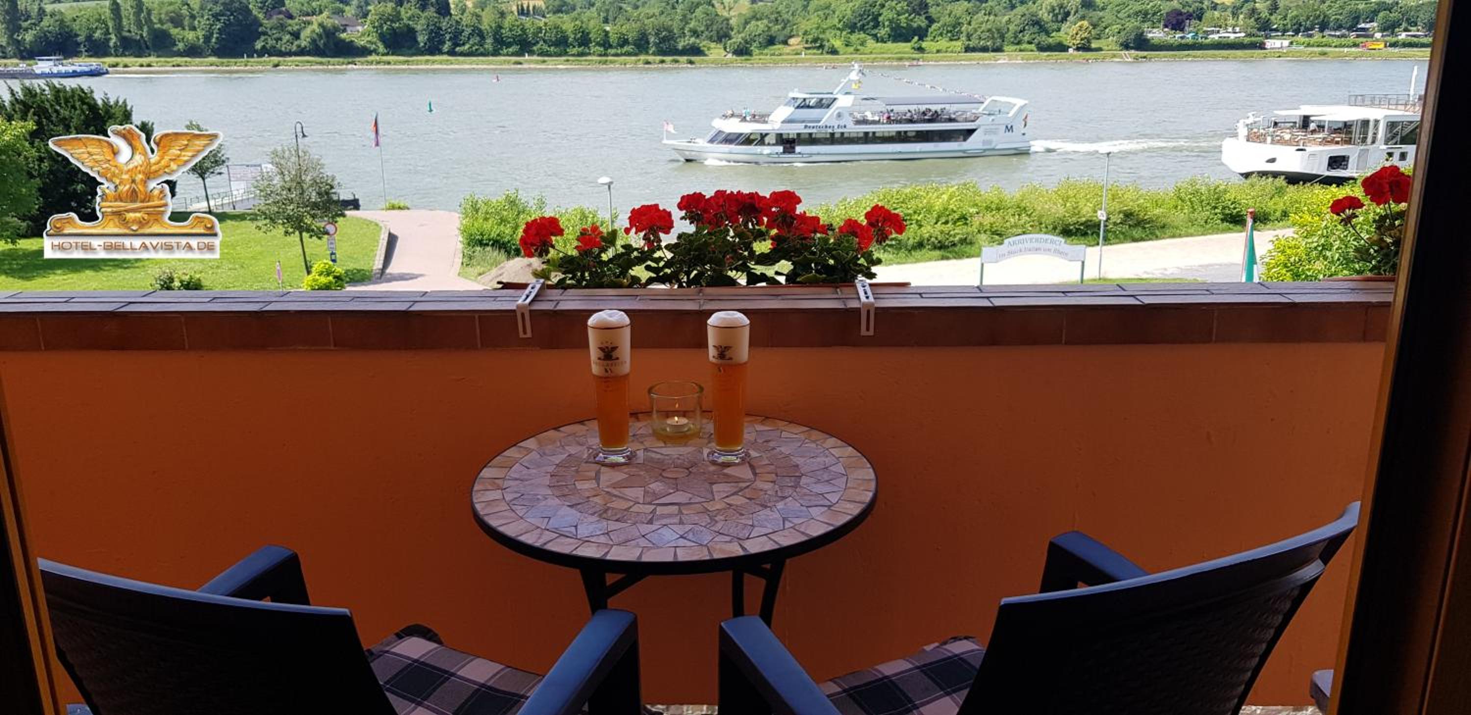 Double Room Rhein facing with Balcony