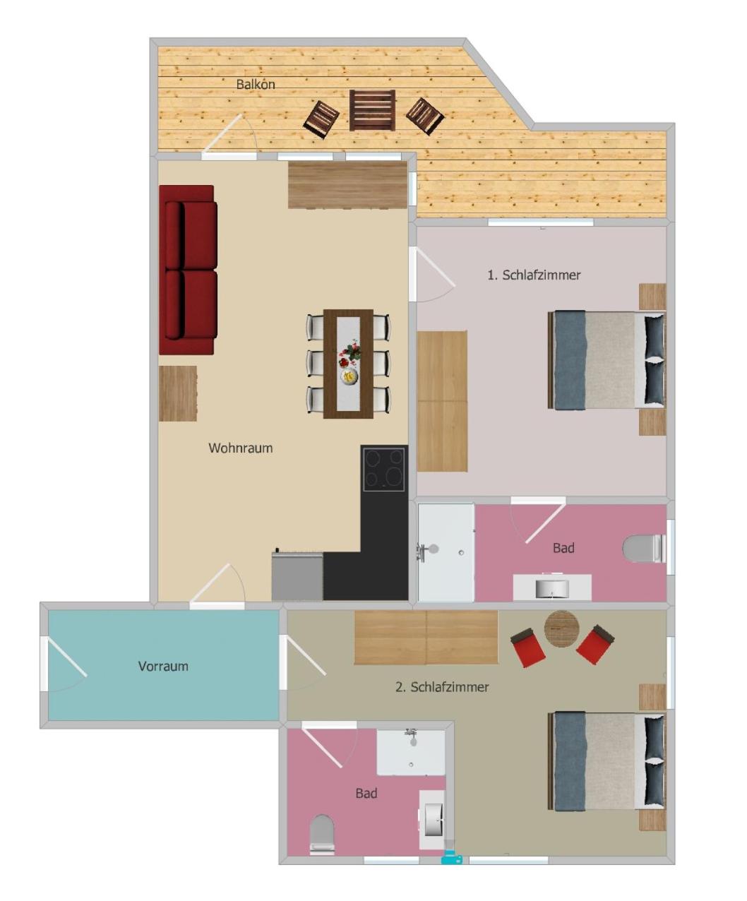Two-Bedroom Apartment photo 2