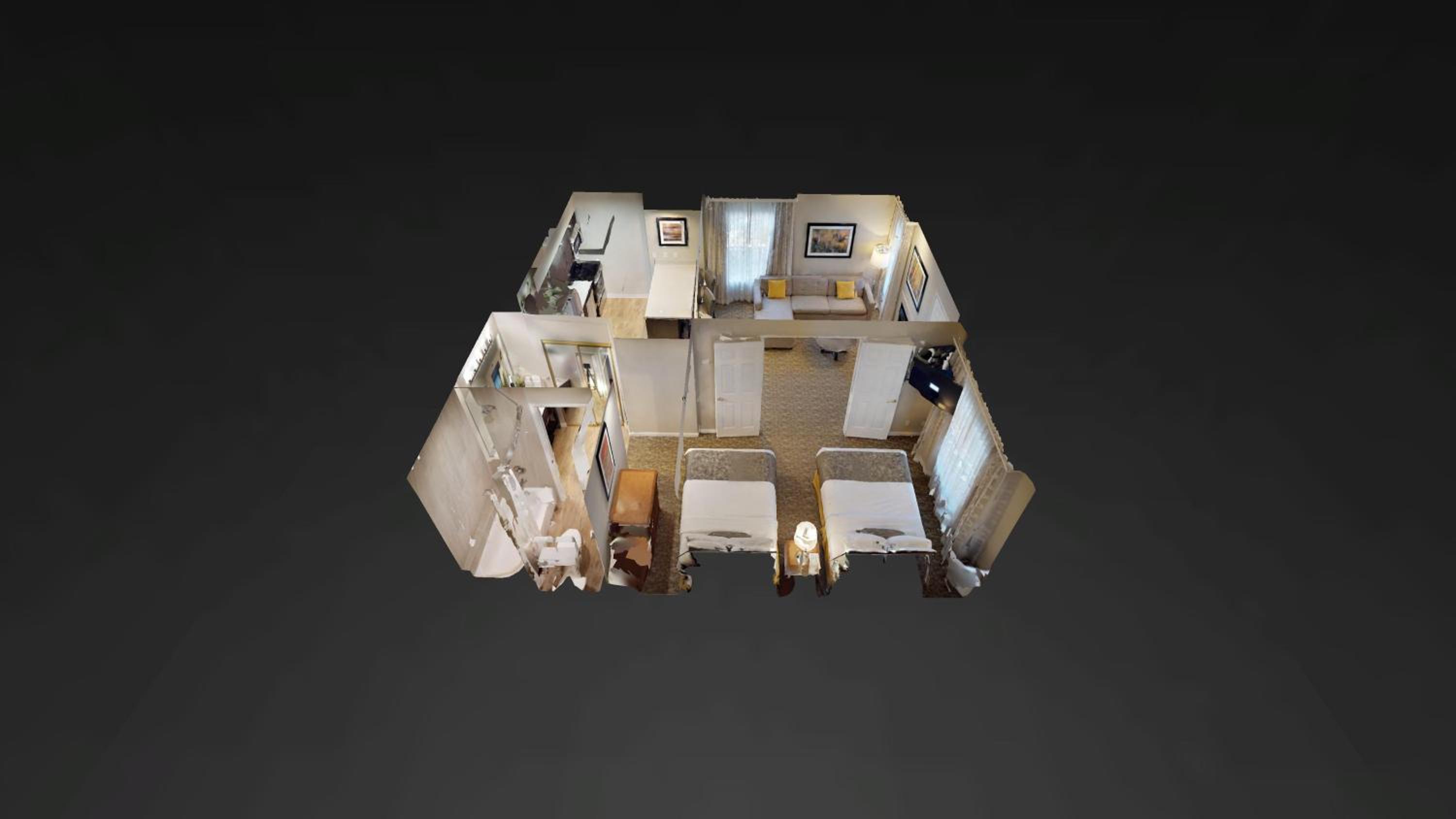 One-Bedroom Suite - 2 Double Beds - Photo 10