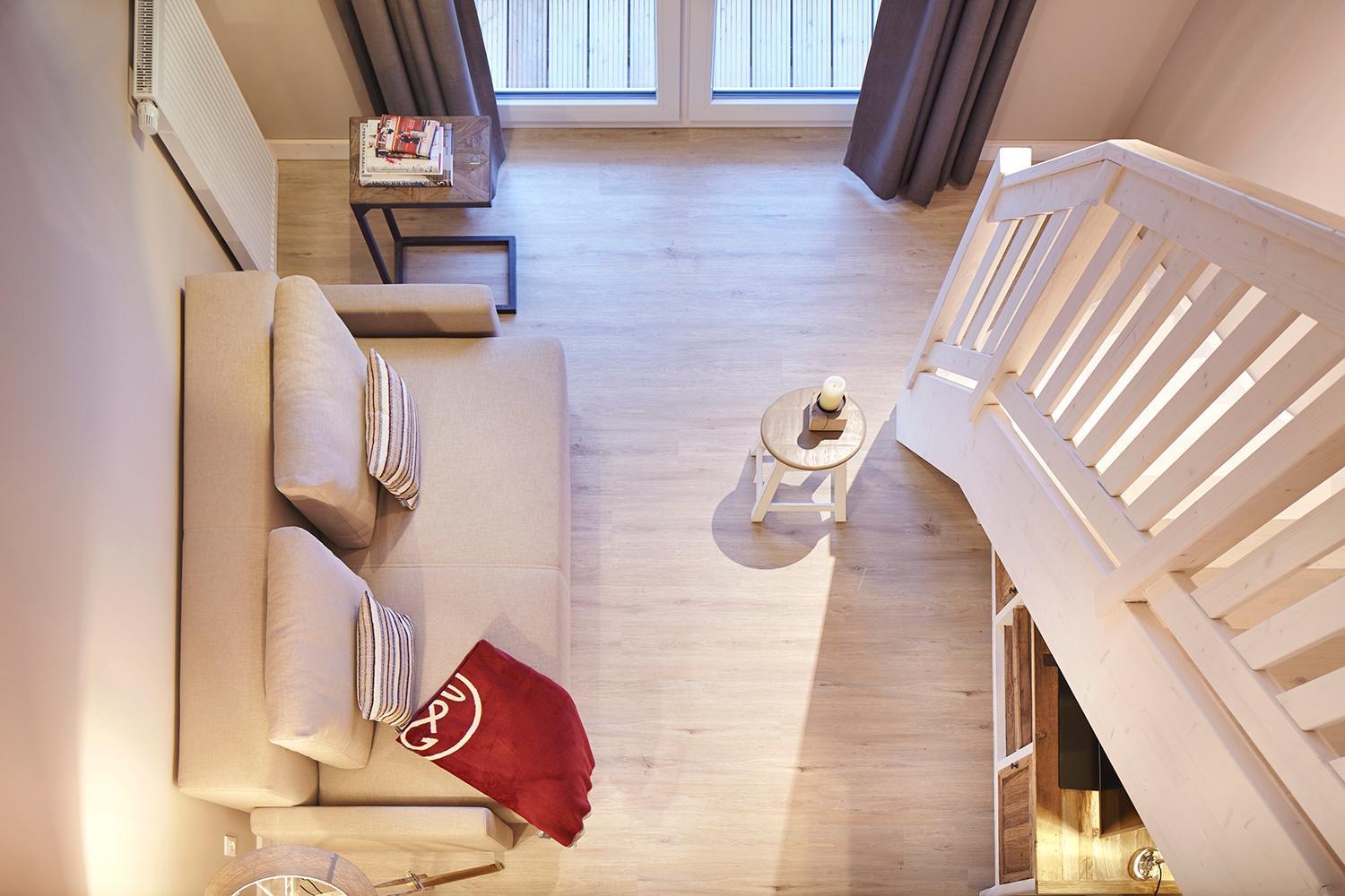 Maisonettezimmer mit Binnenseeblick und Balkon
