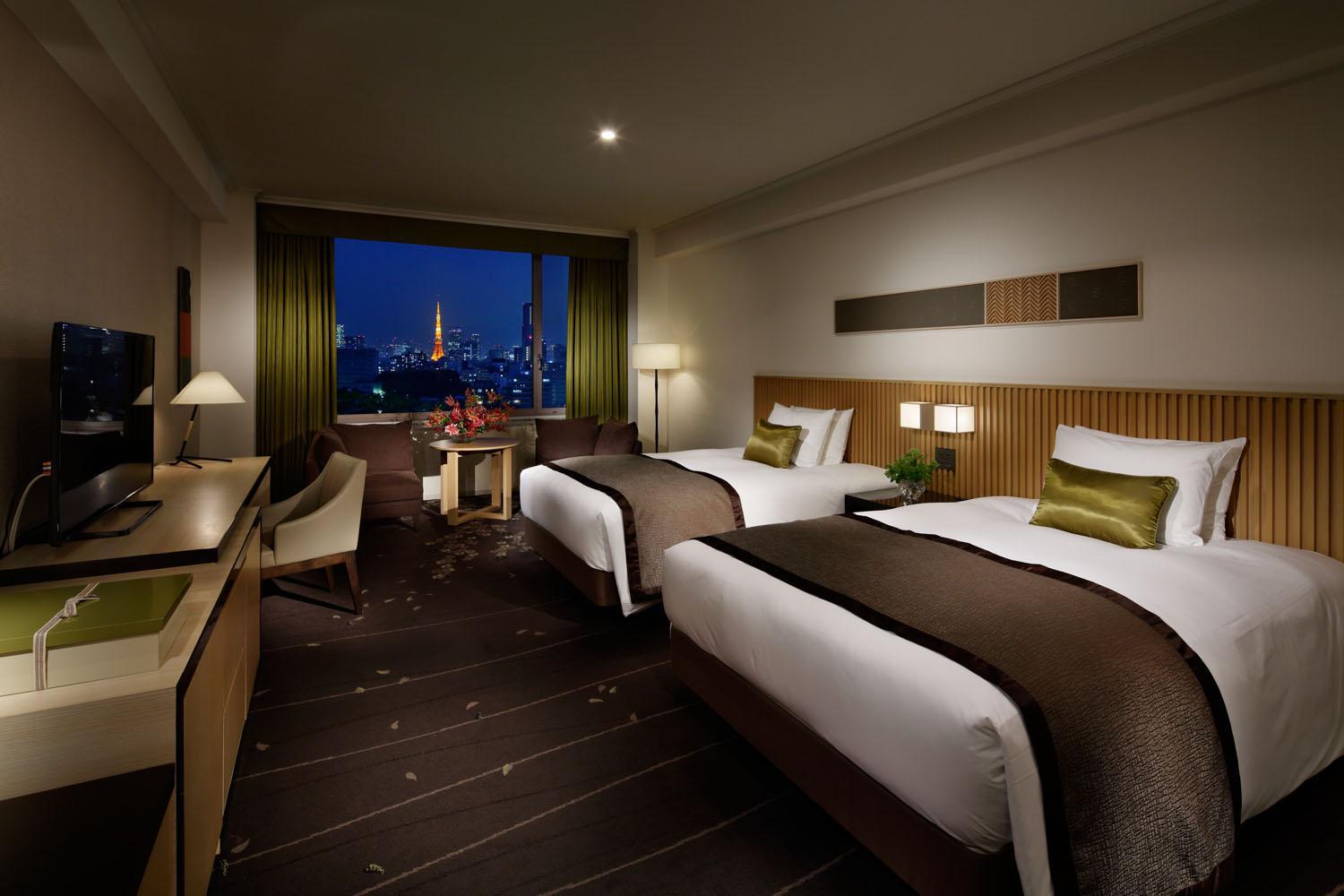 Tower Side Deluxe Twin Room Upper Floor (Non-Smoking)+ Sauna Access photo 1