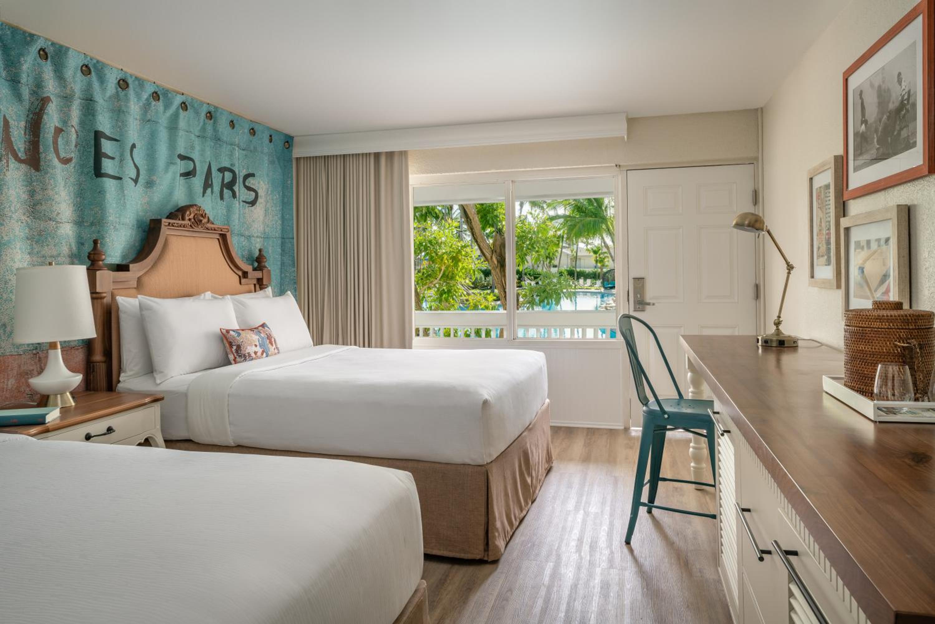 Traditional Room 2 Queen Beds Pool View - Photo 3