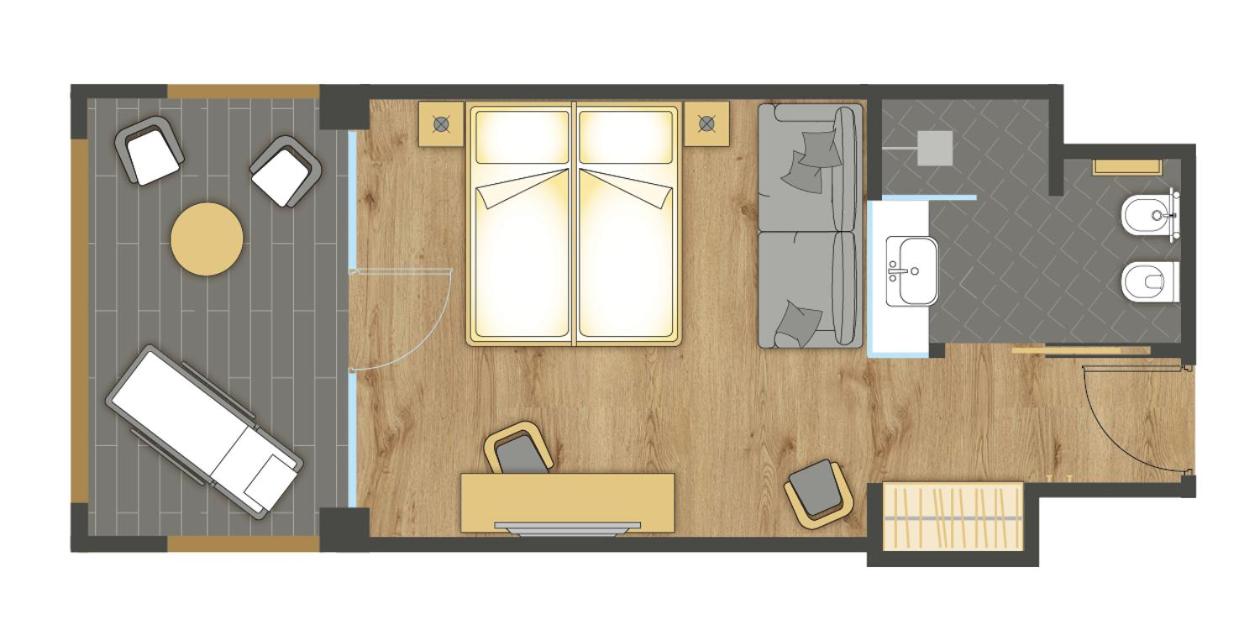 Superior Double or Twin Room with Mountain View photo 2