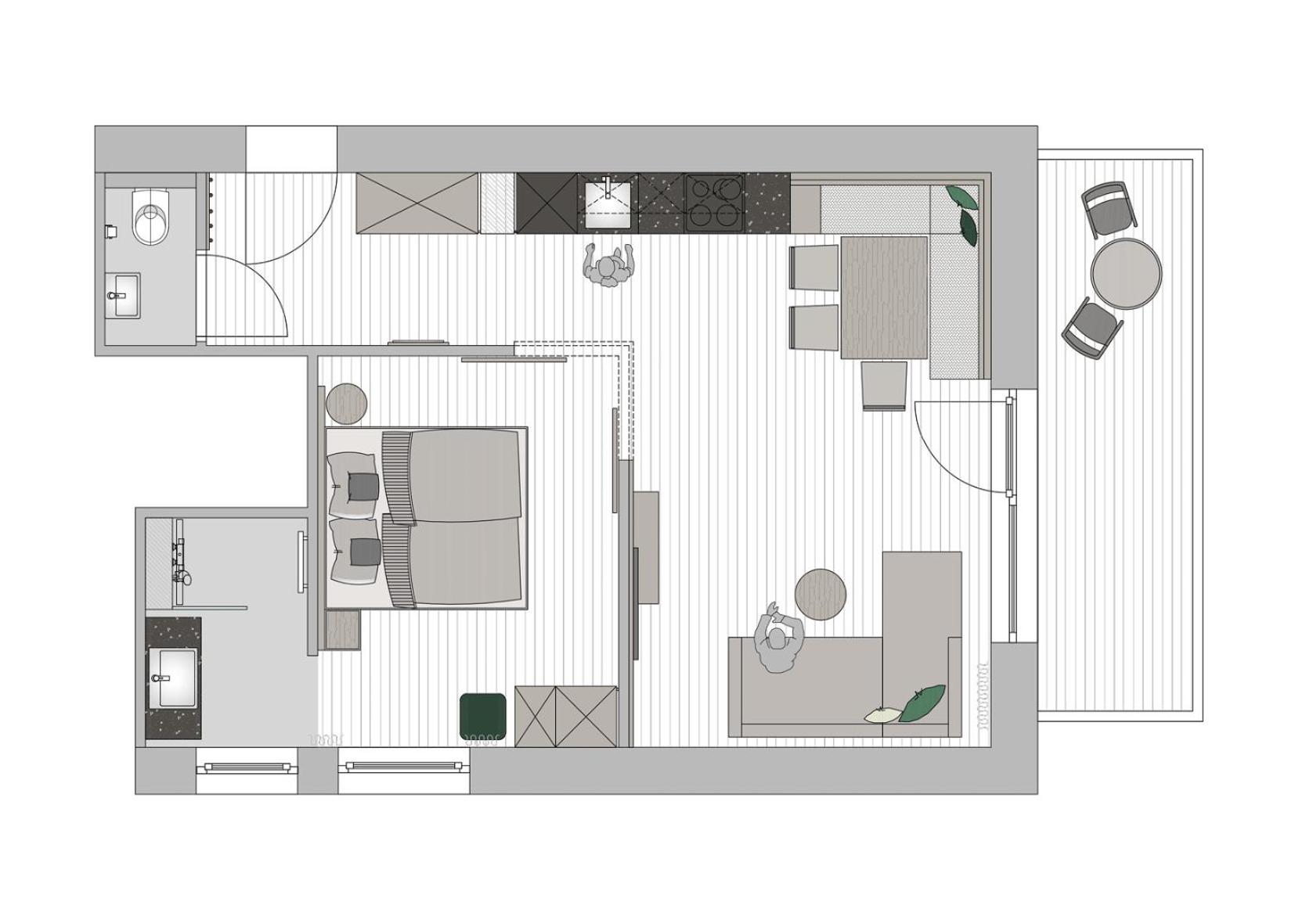 One-Bedroom Apartment