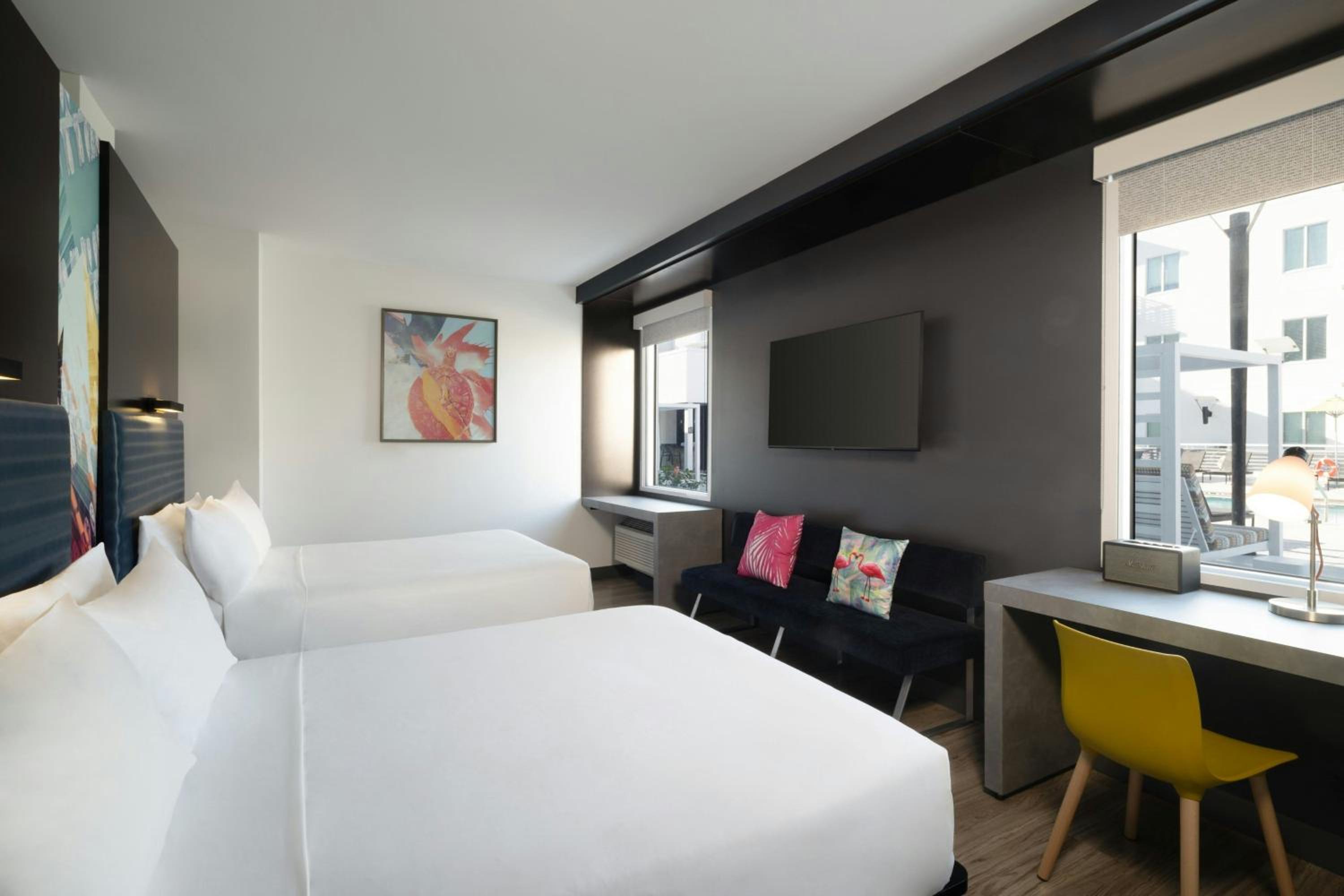 Queen Room with Two Queen Beds and City View