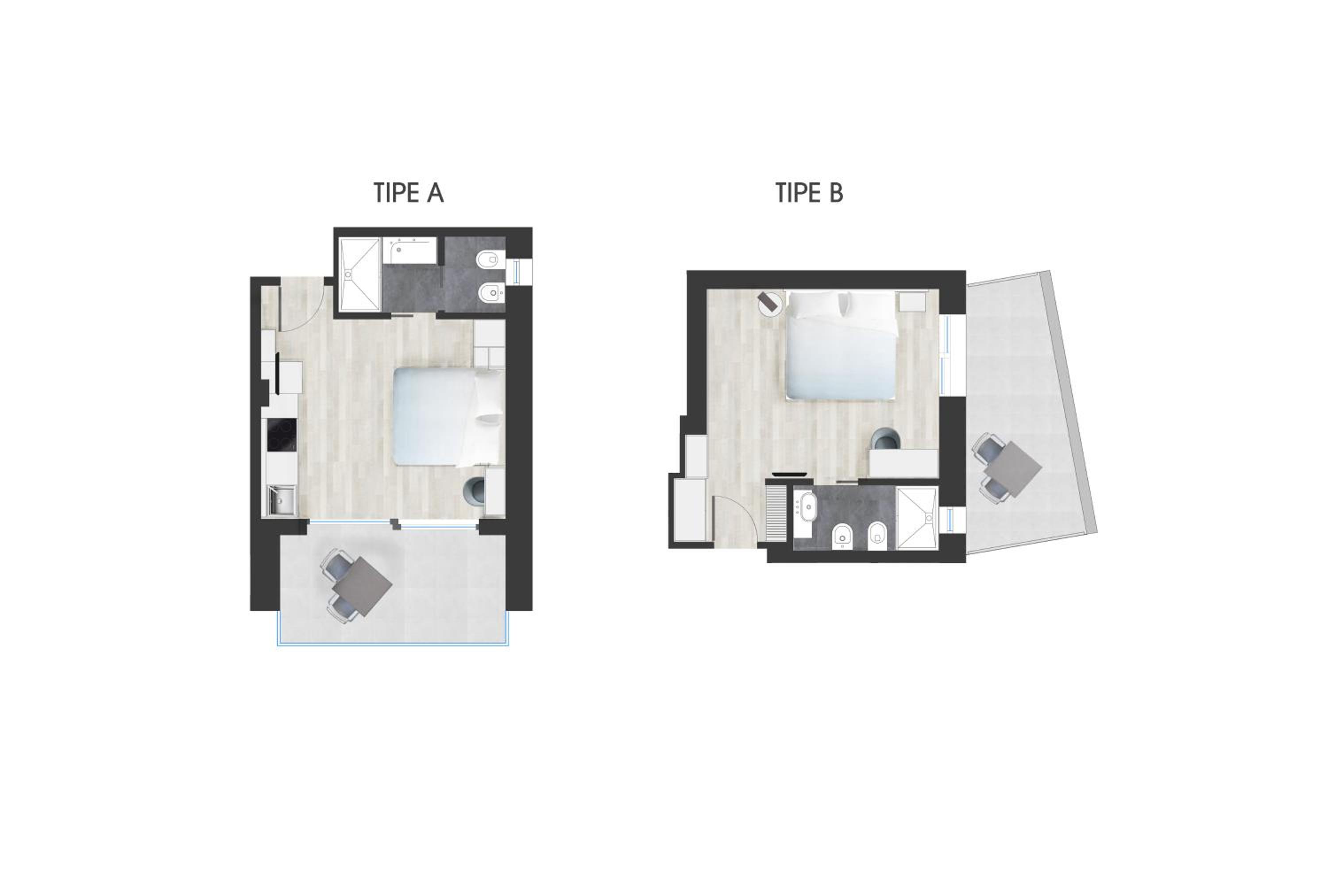 Deluxe Double Room with Side Sea View