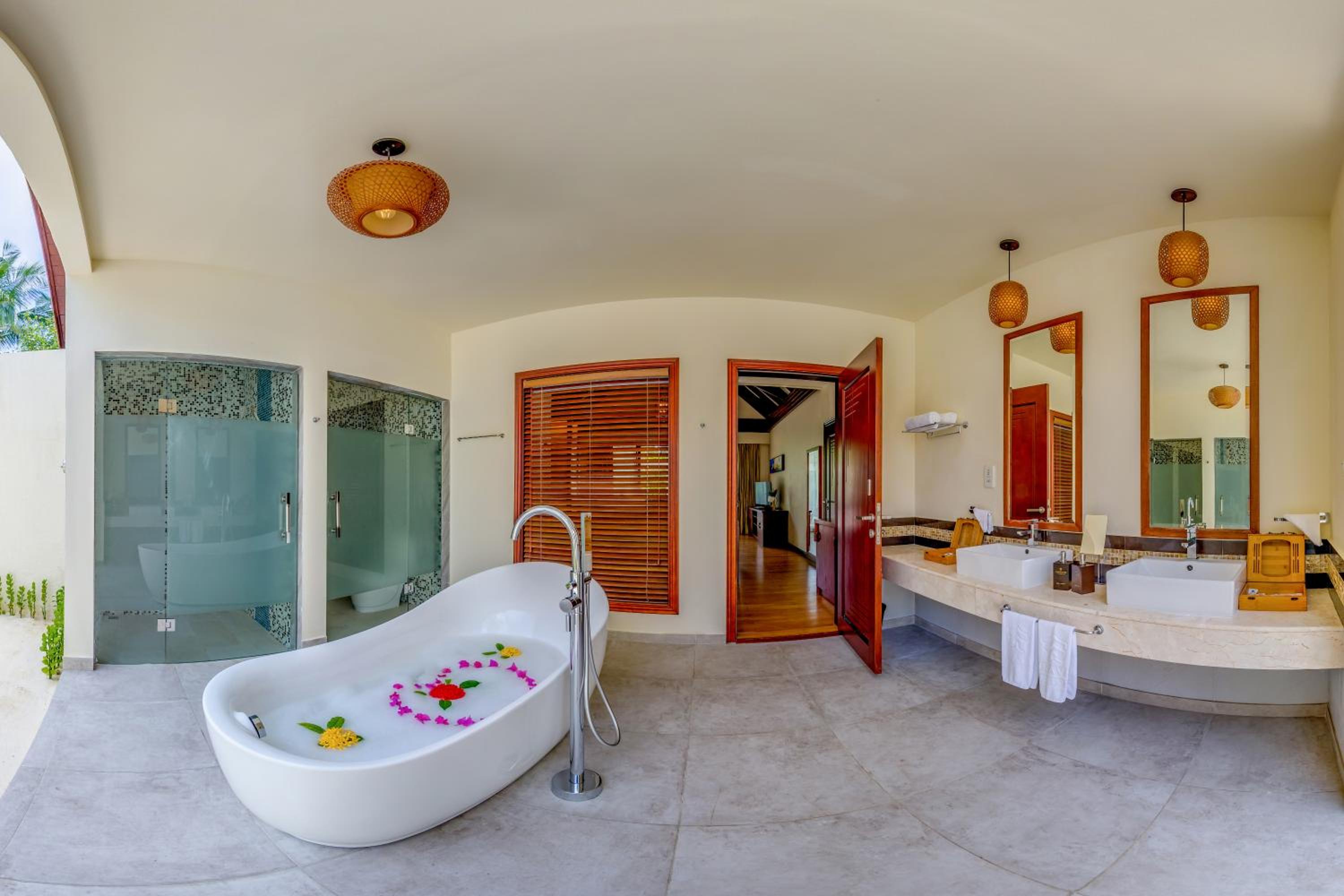 Island Villa with Pool - Butler Service | 24-hour Premium All-Inclusive Dine Around | Stay 5 nights or more for free seaplane transfers for 02 pax | Island hopping | Sunset cruise | Dolphin cruise| Cruise around the island
