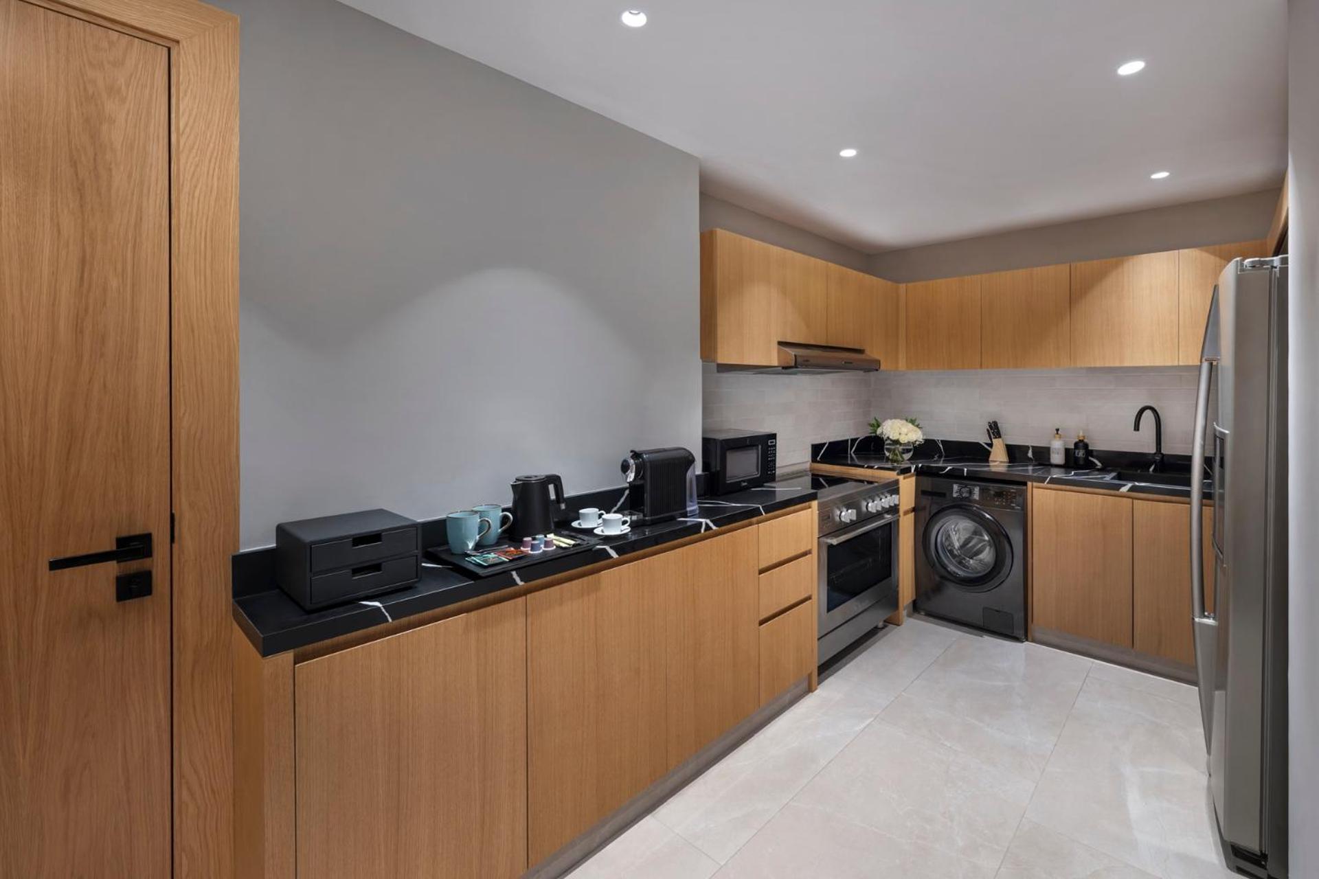 Two Bedroom Presidential Suite, Newly Renovated, Living Zimmer & Dining Area, Evening Drinks & Canapes Section