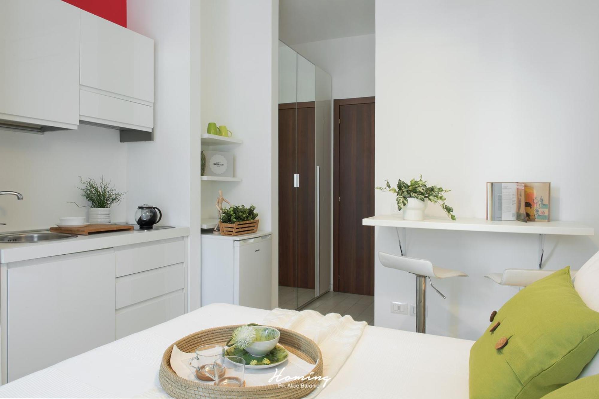 Studio with Balcony