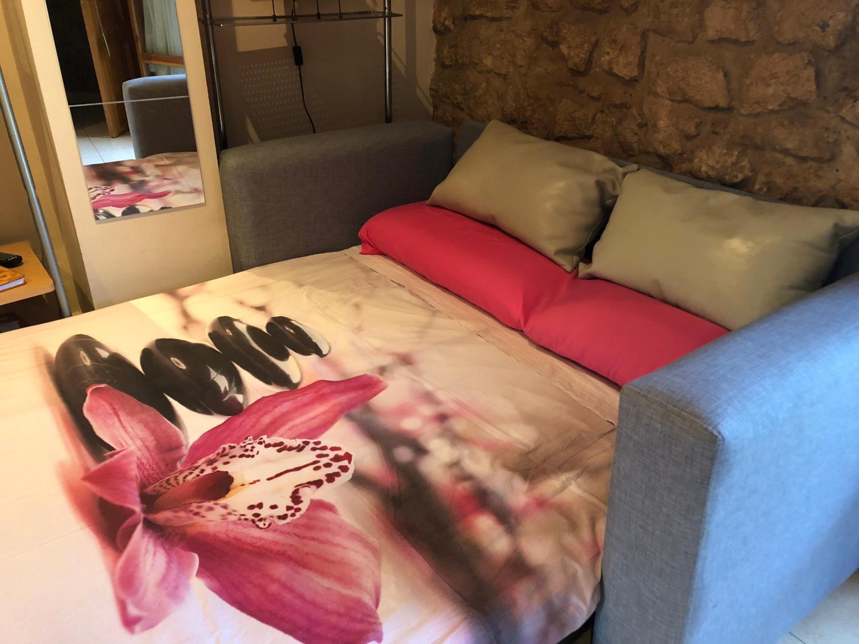 Apartamento con vista al jardín