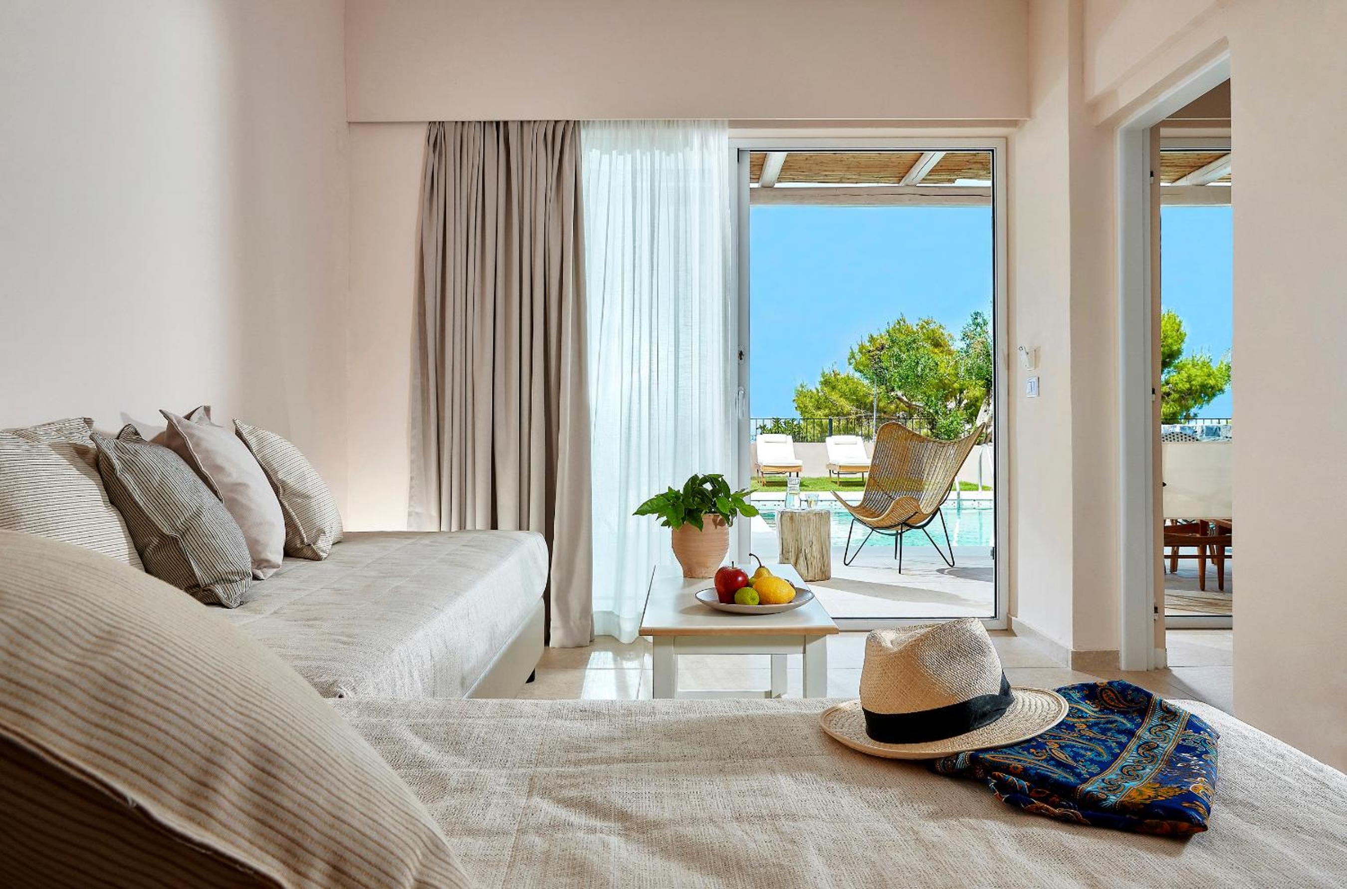 Apartamento de una habitación con piscina privada