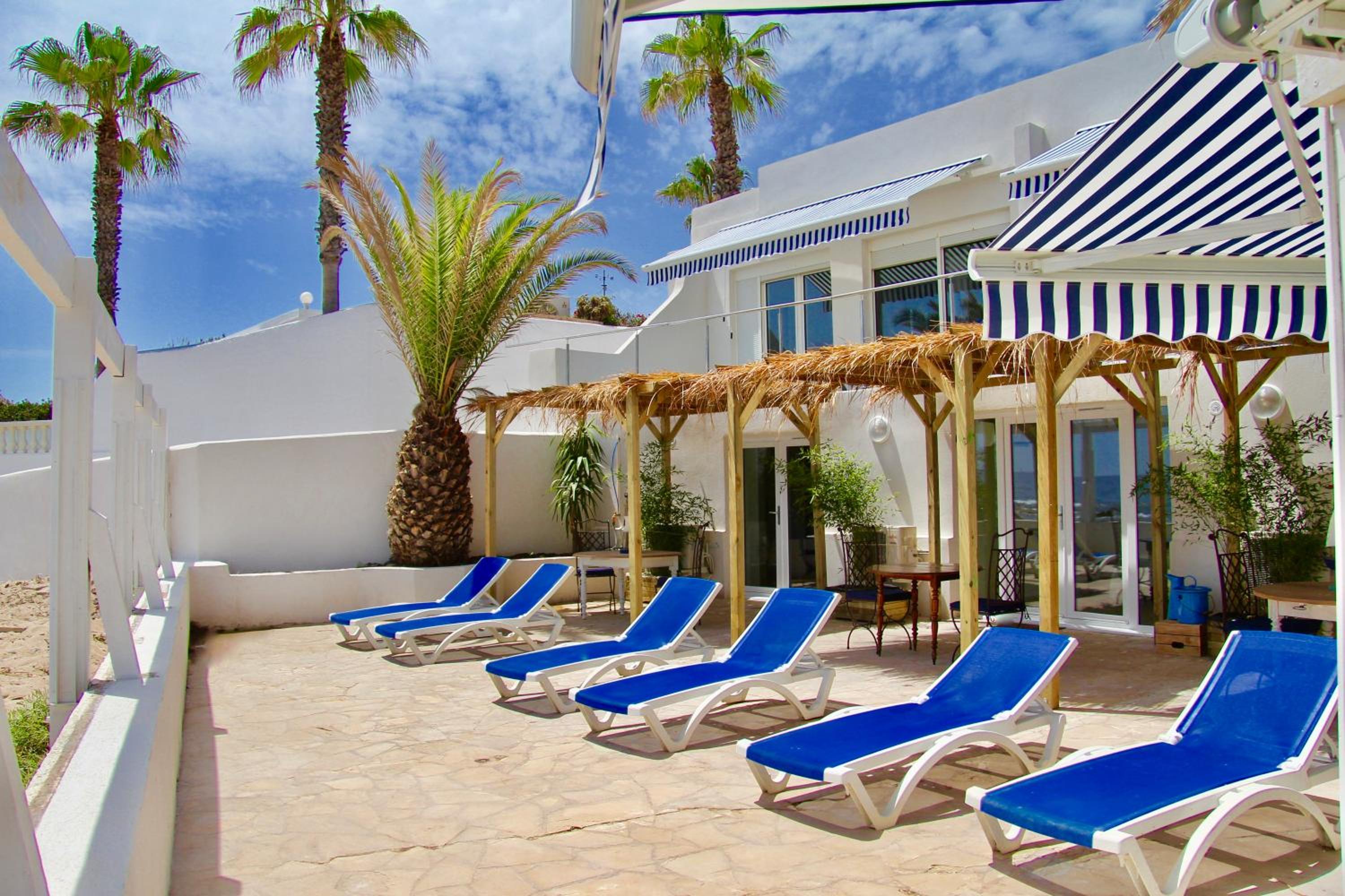Chambre double sur la plage