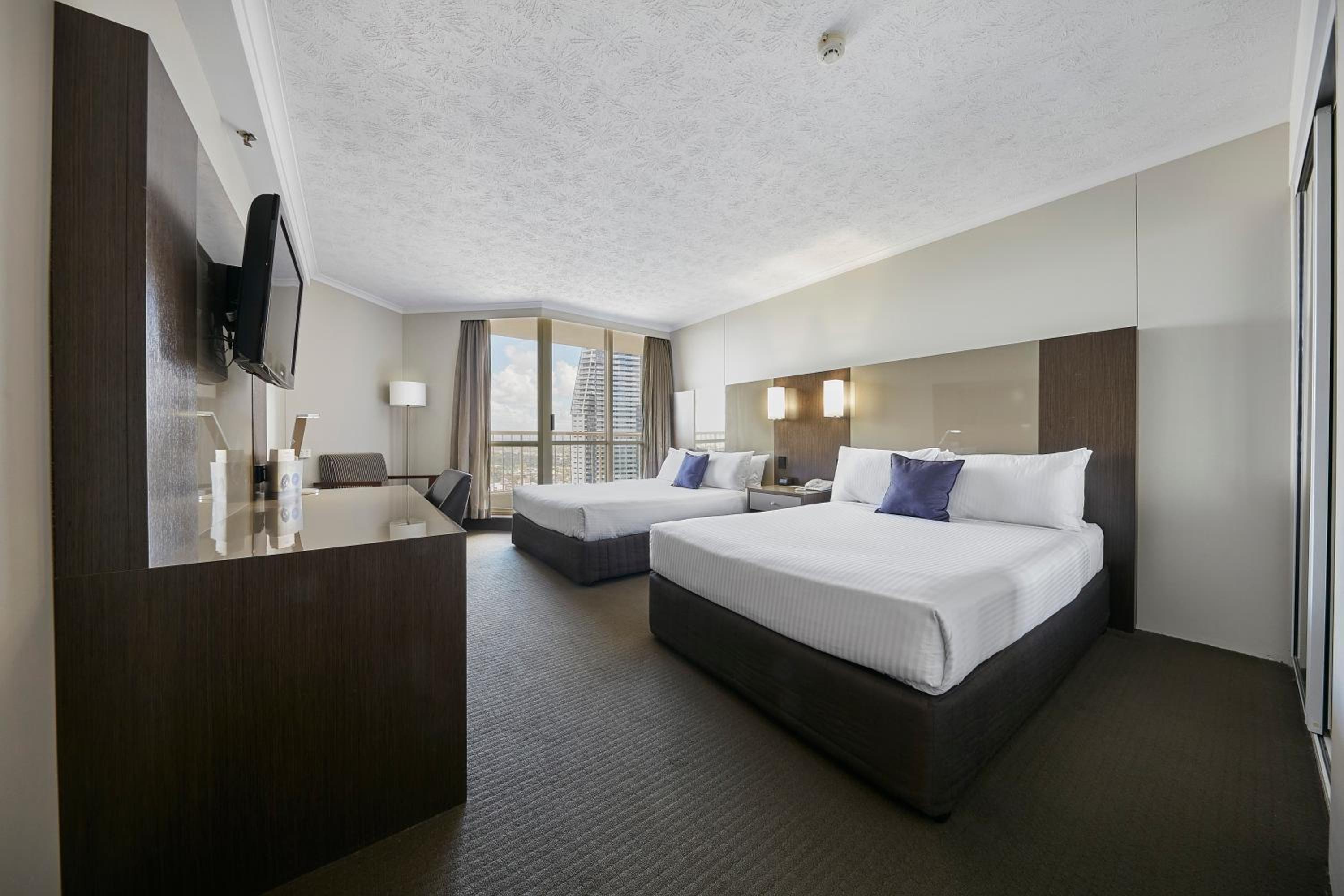 Superior Double Room with Two Double Beds and Ocean View