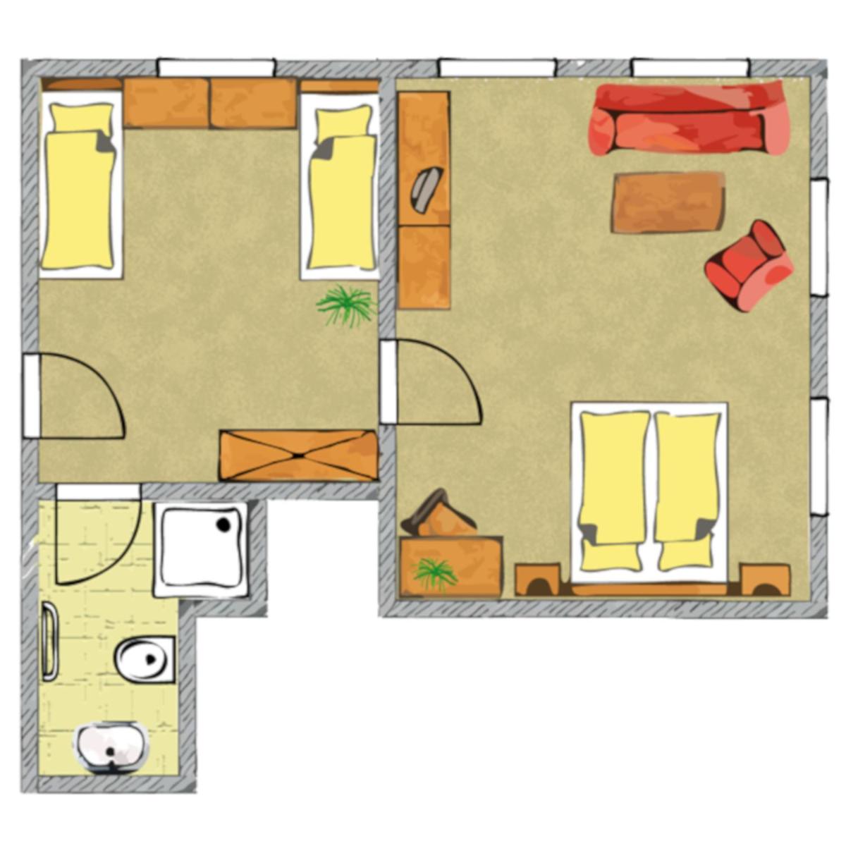 Premium Quadruple Room