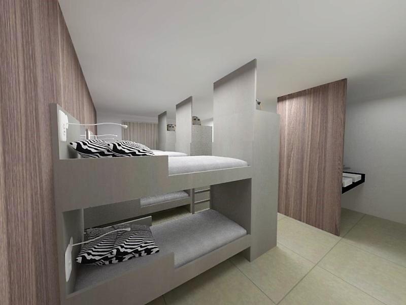 Bed in 8-Bed Dormitory Room
