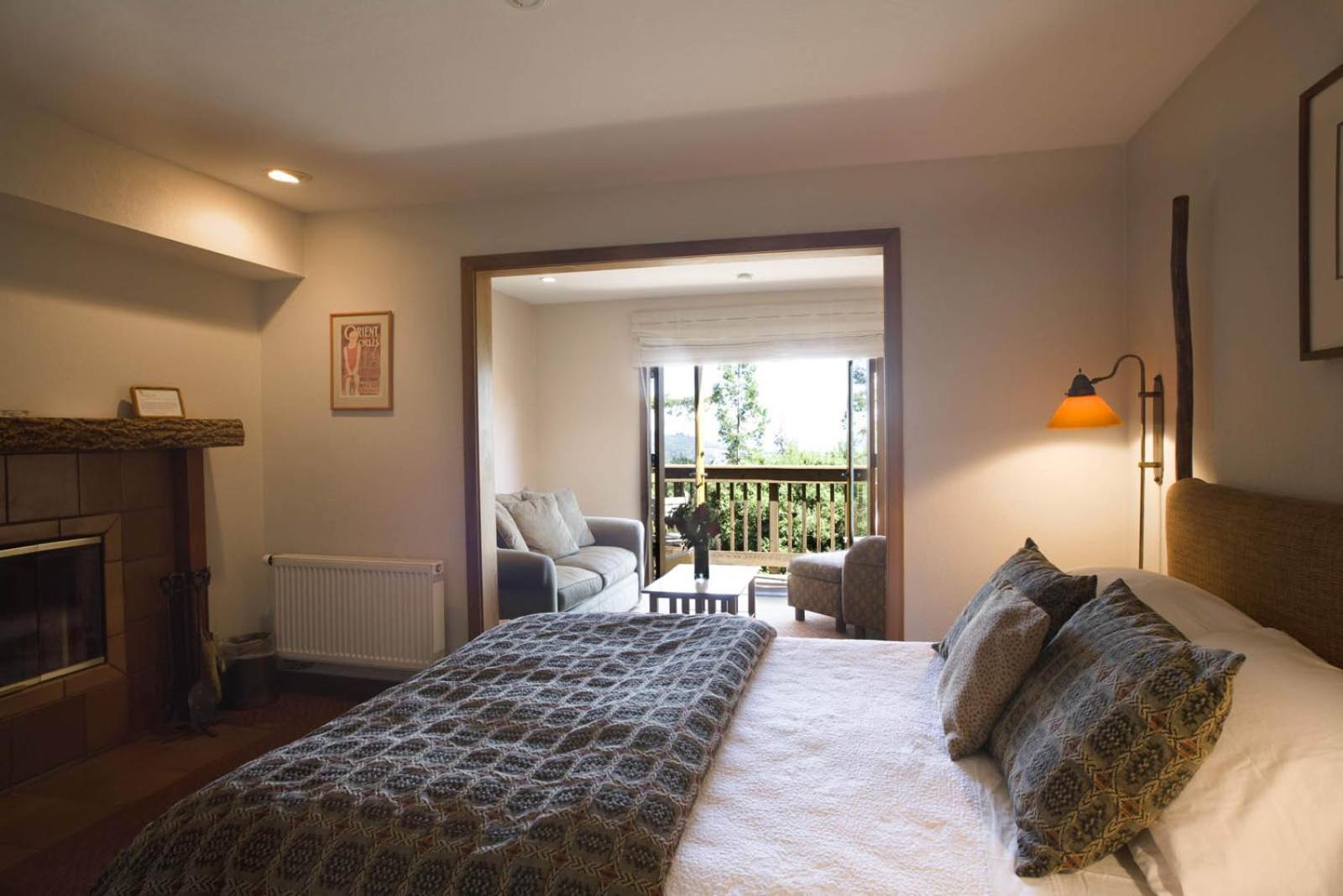 Queen Room with Fireplace and View photo 3
