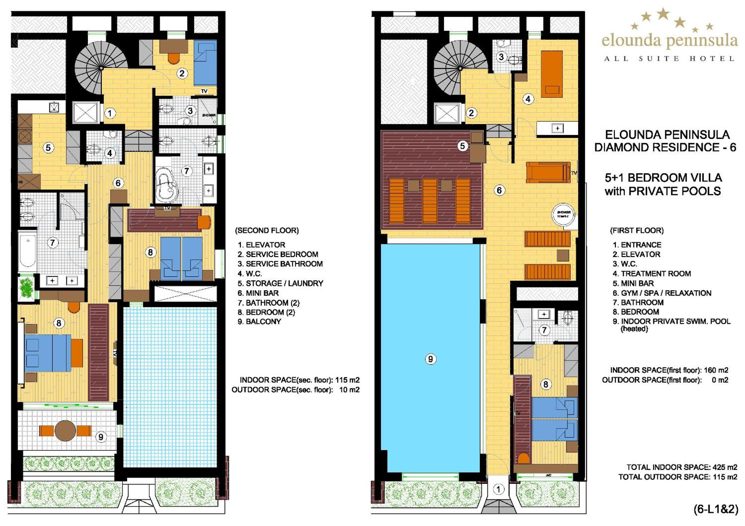 Loutro Diamond Residence Six-Bedroom with Private Pool - Photo 15