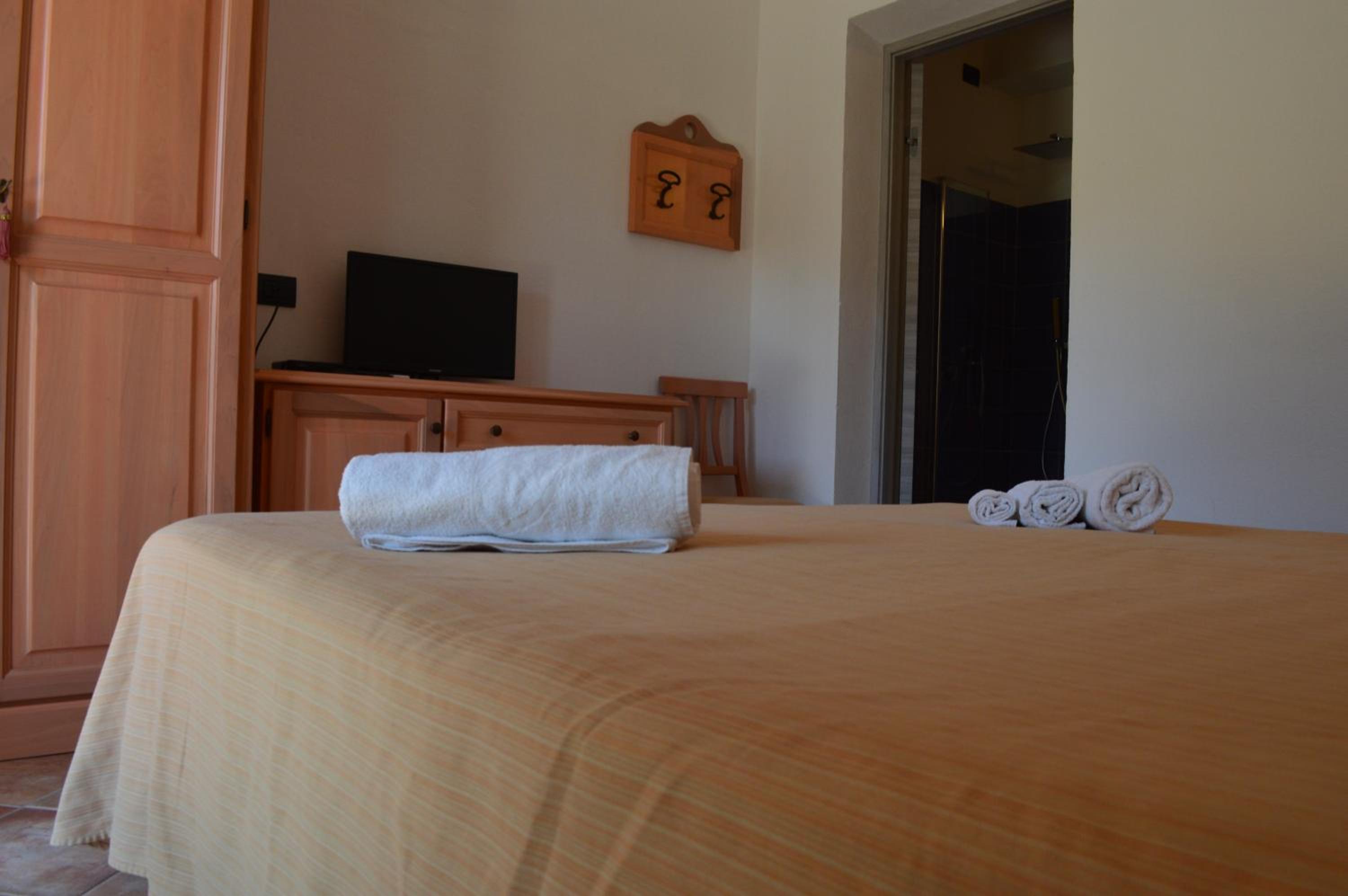 Two bedrooms with shared bathroom