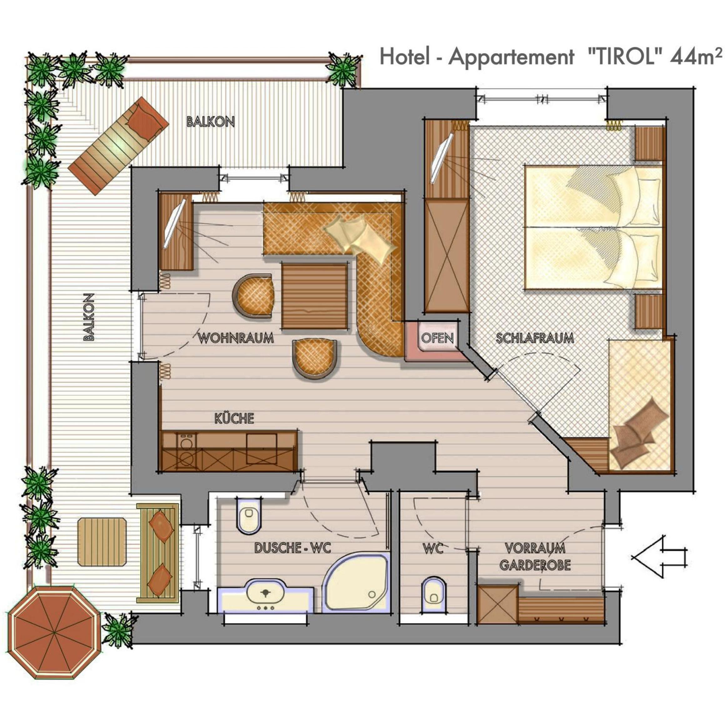 Deluxe One-Bedroom Apartment photo 3