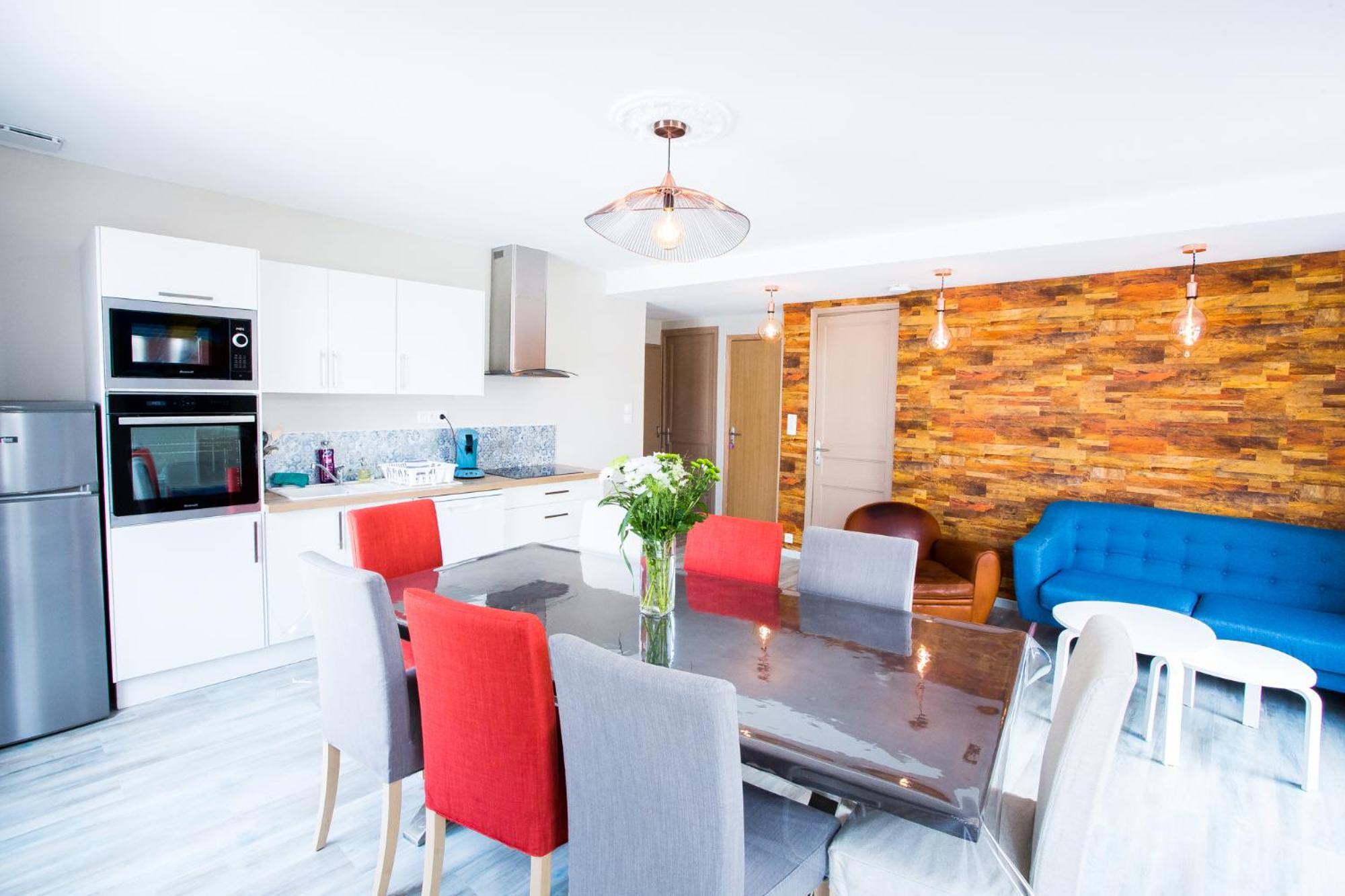 Two-Bedroom Apartment with kitchen