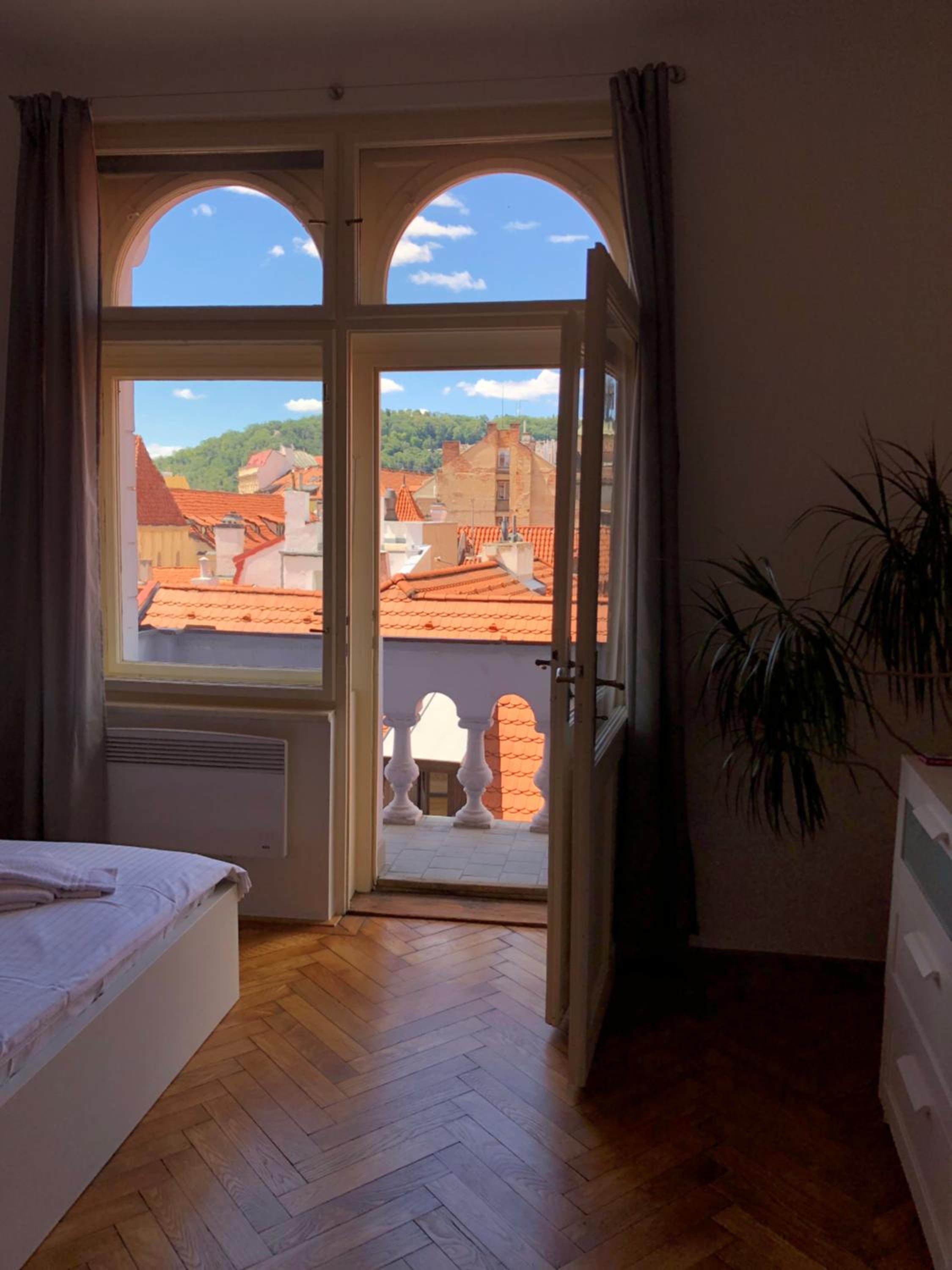 Studio with Balcony