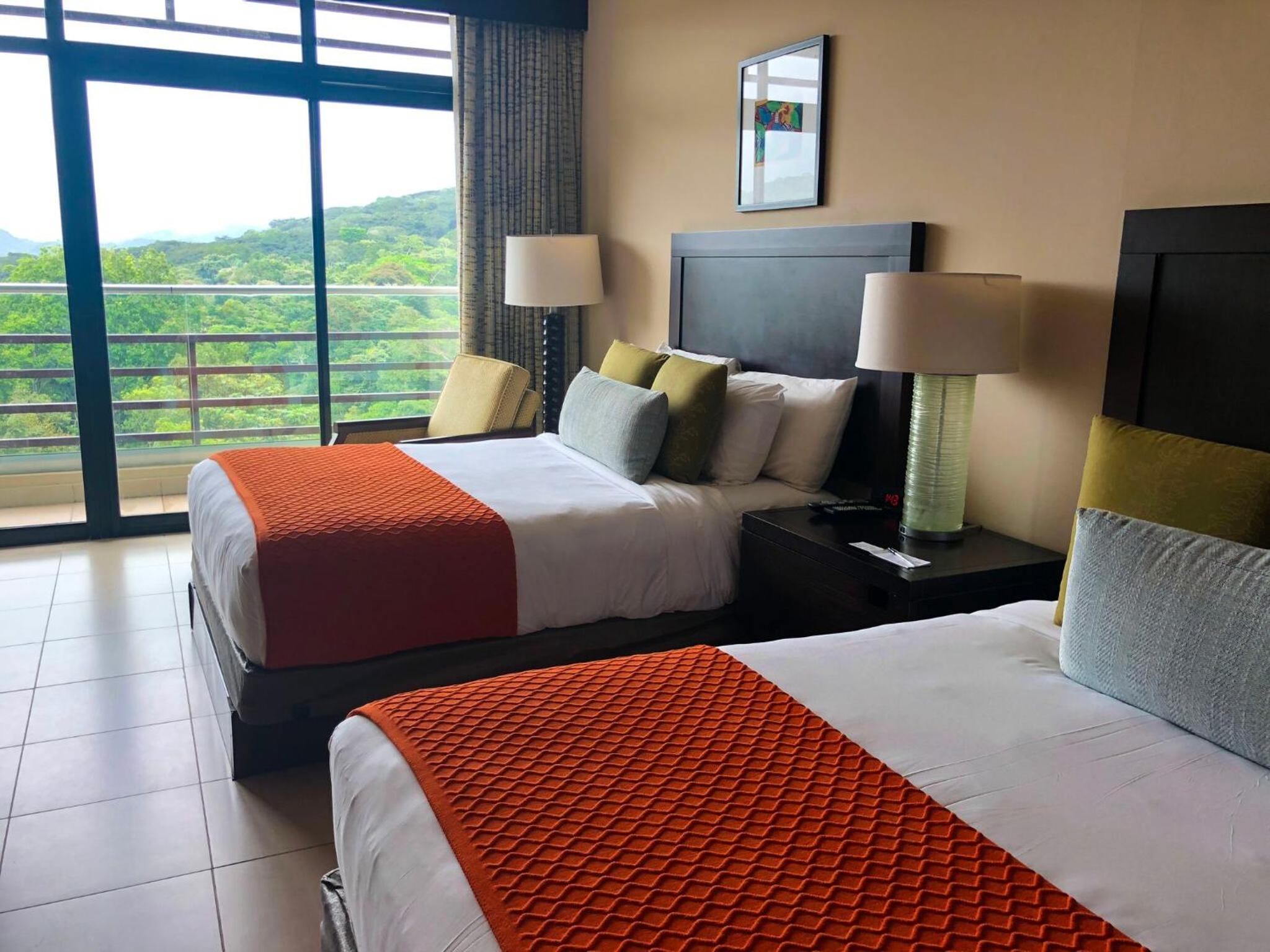 Double Room with Two Double Beds - Rainforest View