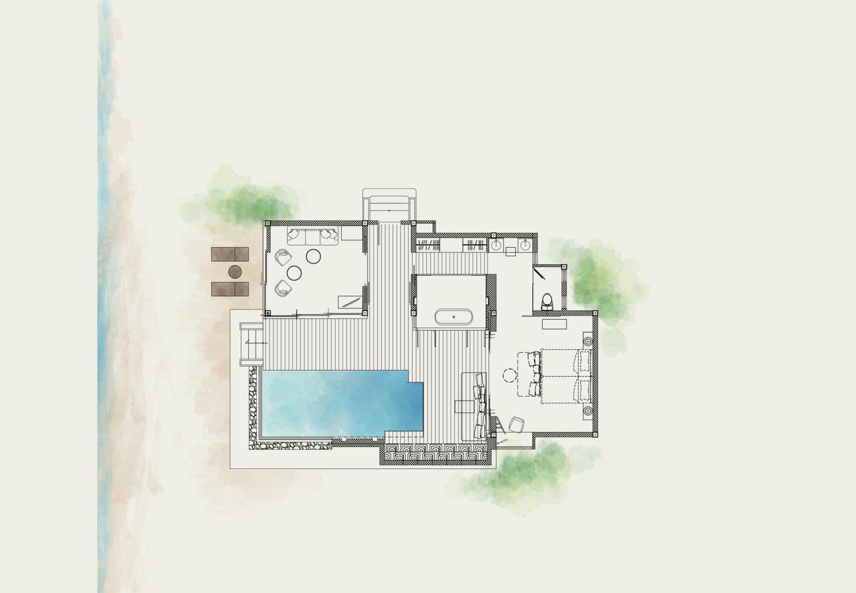 Beachfront Pool Villa photo 2