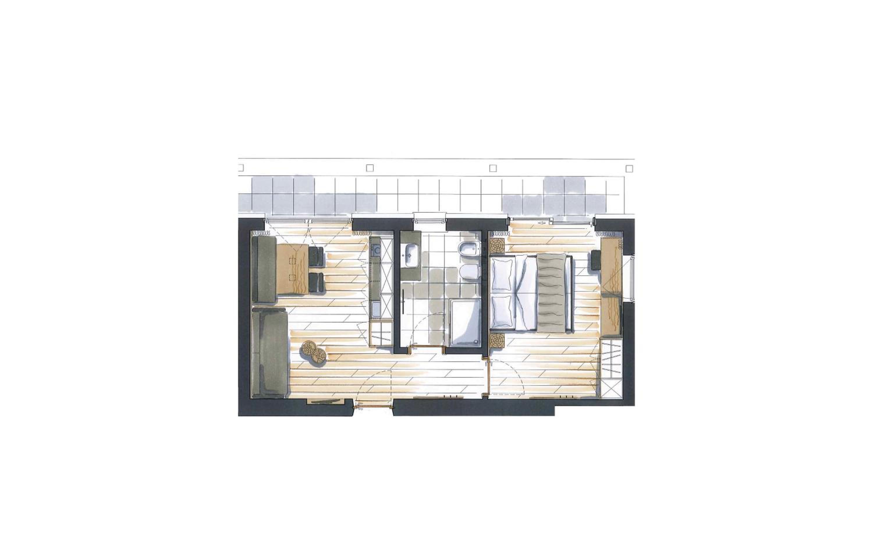 Apartment with Balcony photo 3