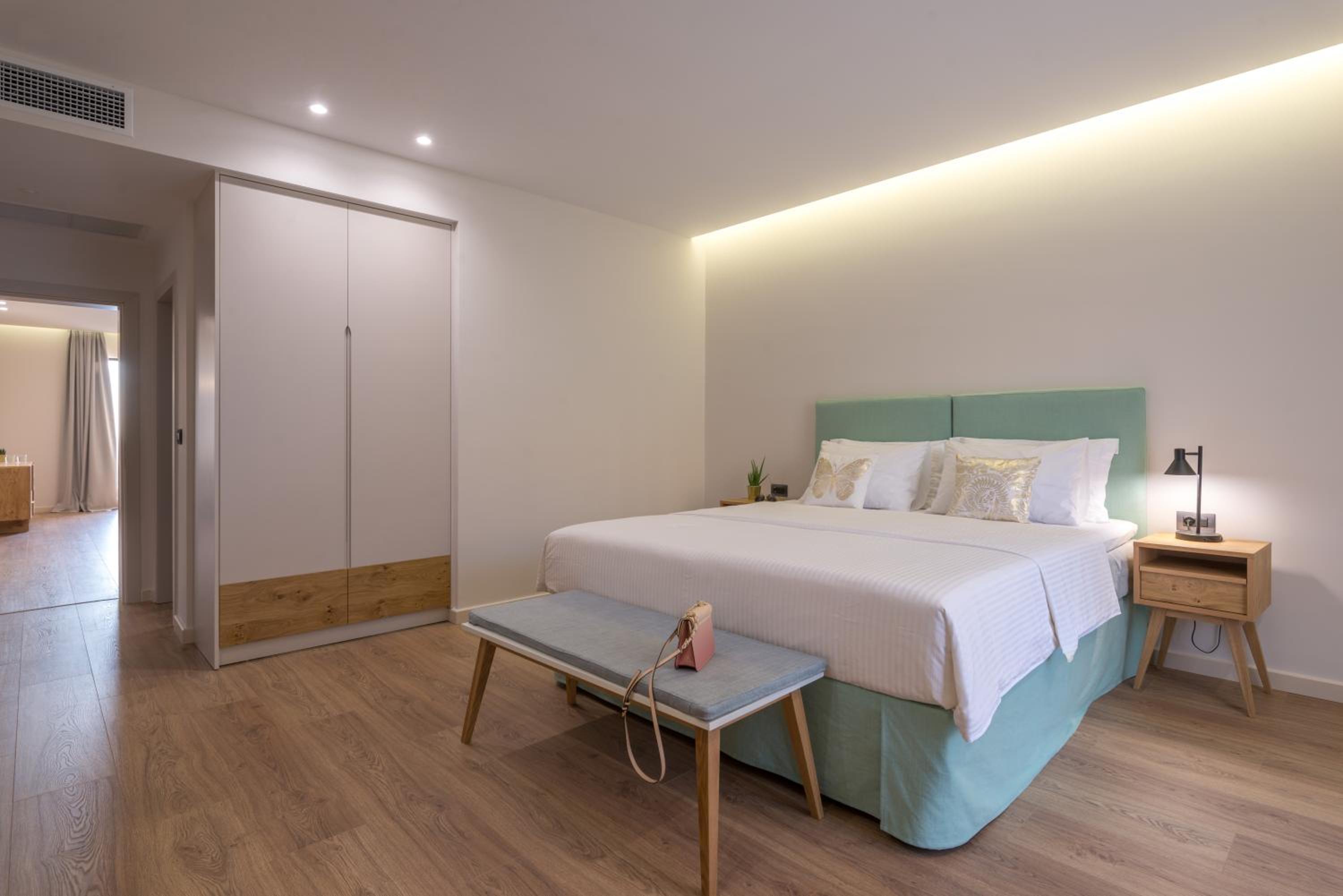 Two-Bedroom Suite with Balcony and Sea View
