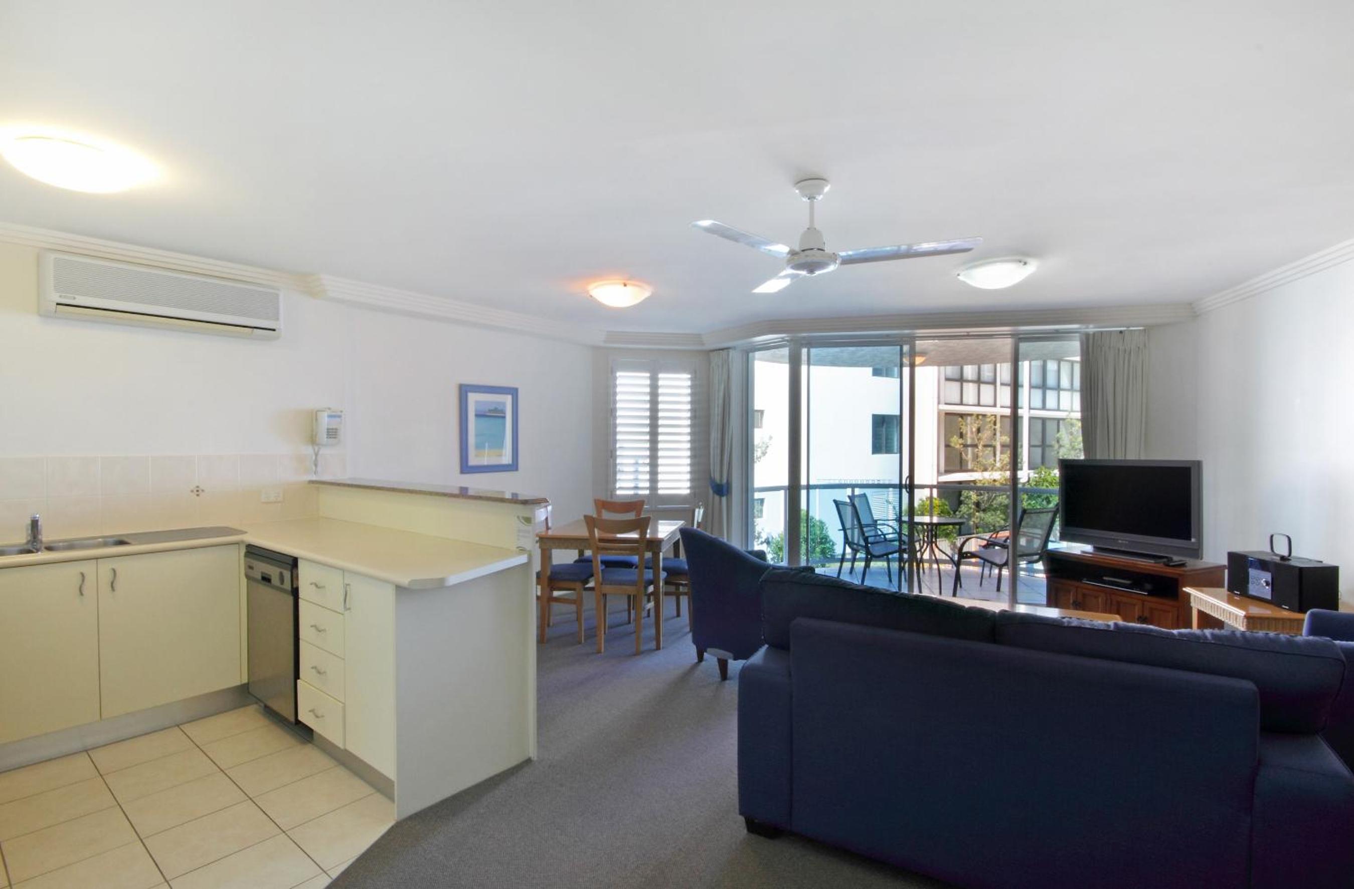 Standard Two-Bedroom Apartment with Partial Water View