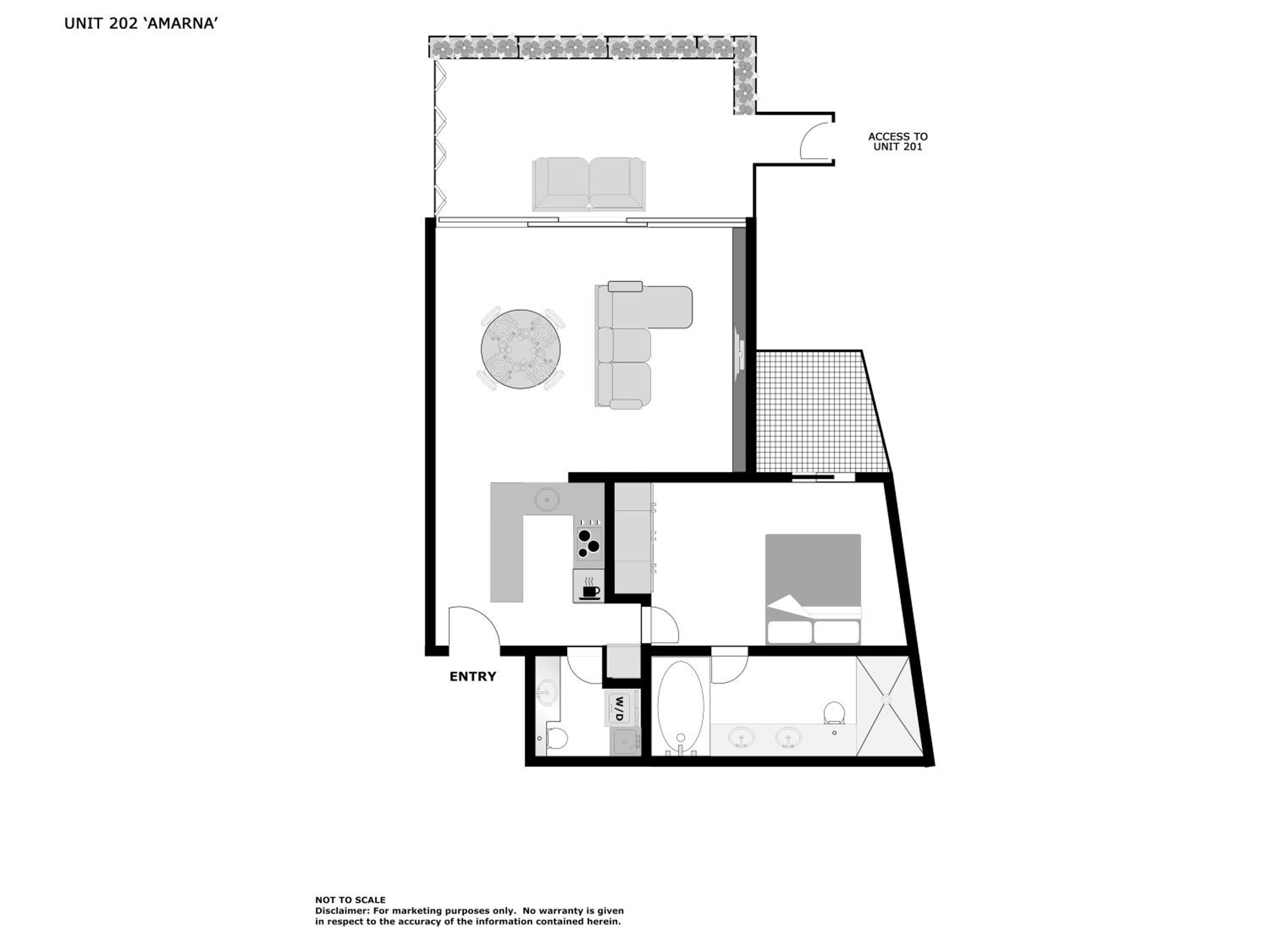 Luxury One-Bedroom Apartment - First Level 202 photo 2