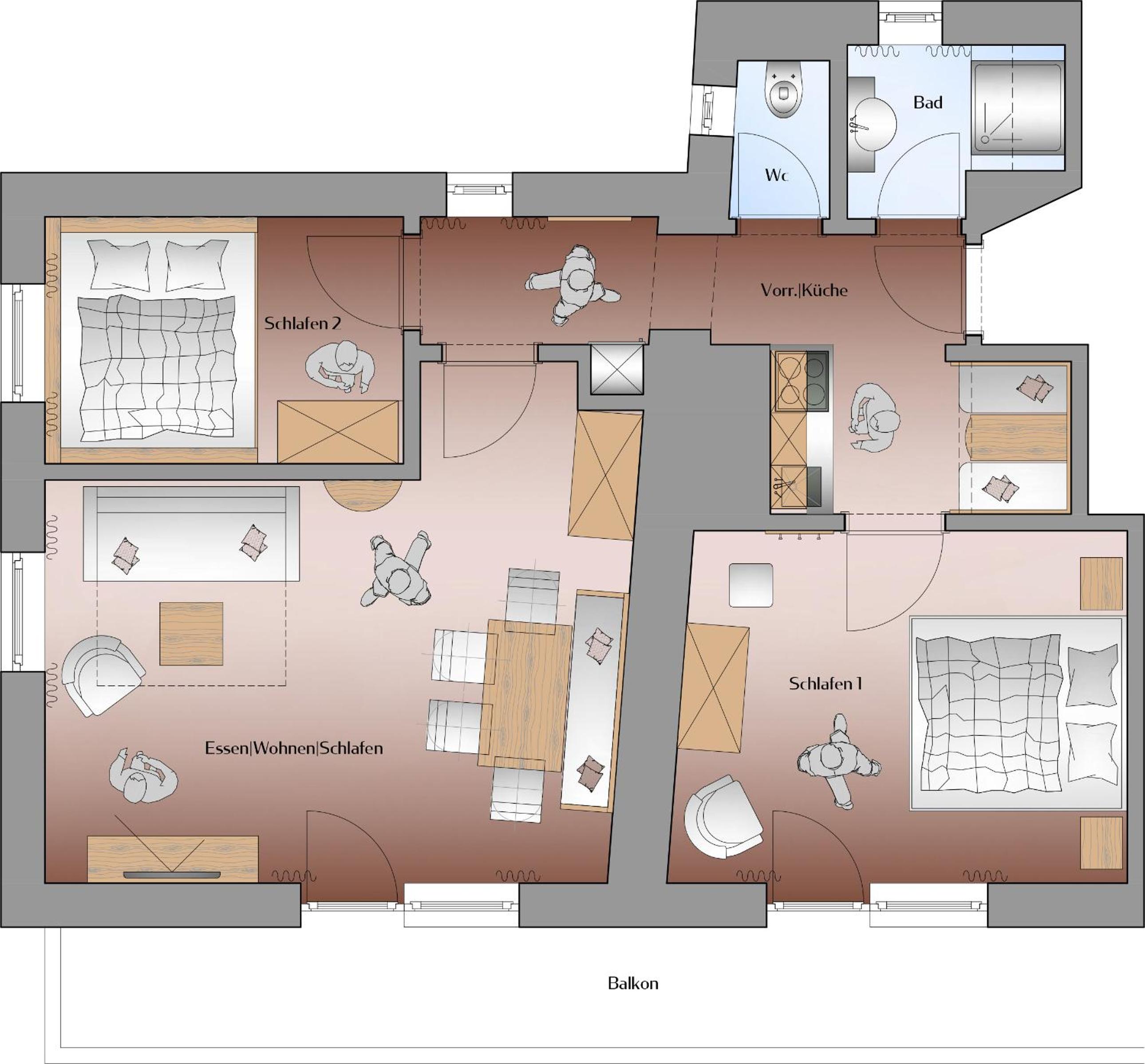 Two-Bedroom Apartment photo 3
