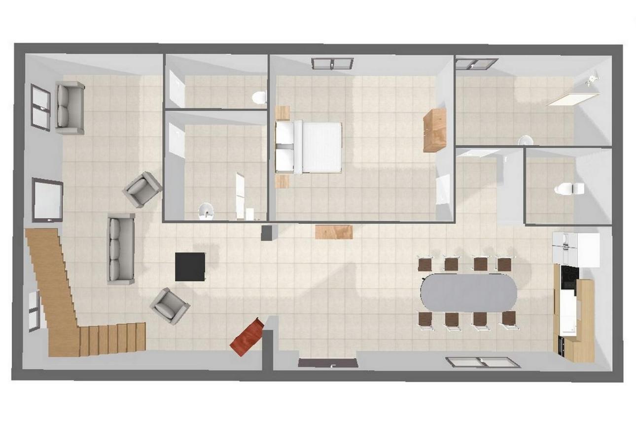 Three-Bedroom House