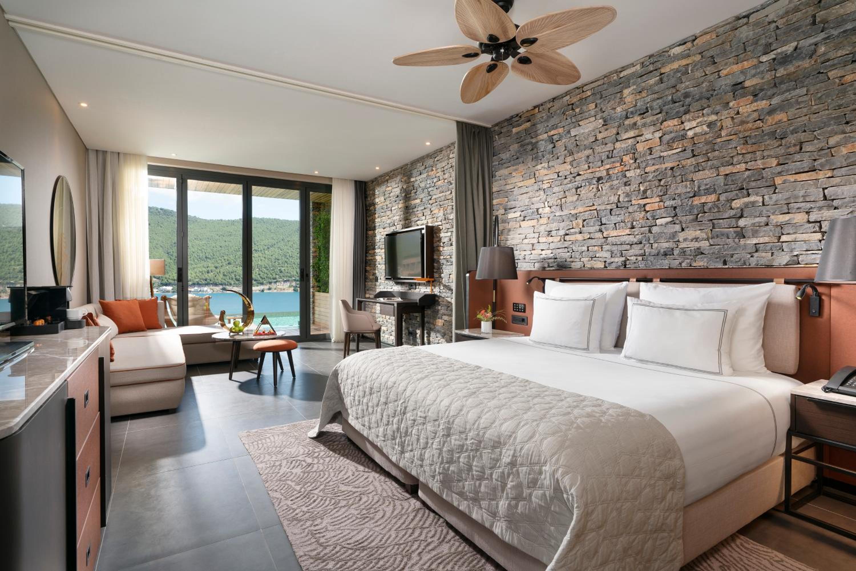 Chambre Deluxe Lagune - Vue Partielle sur Mer - Accès Direct à la Piscine