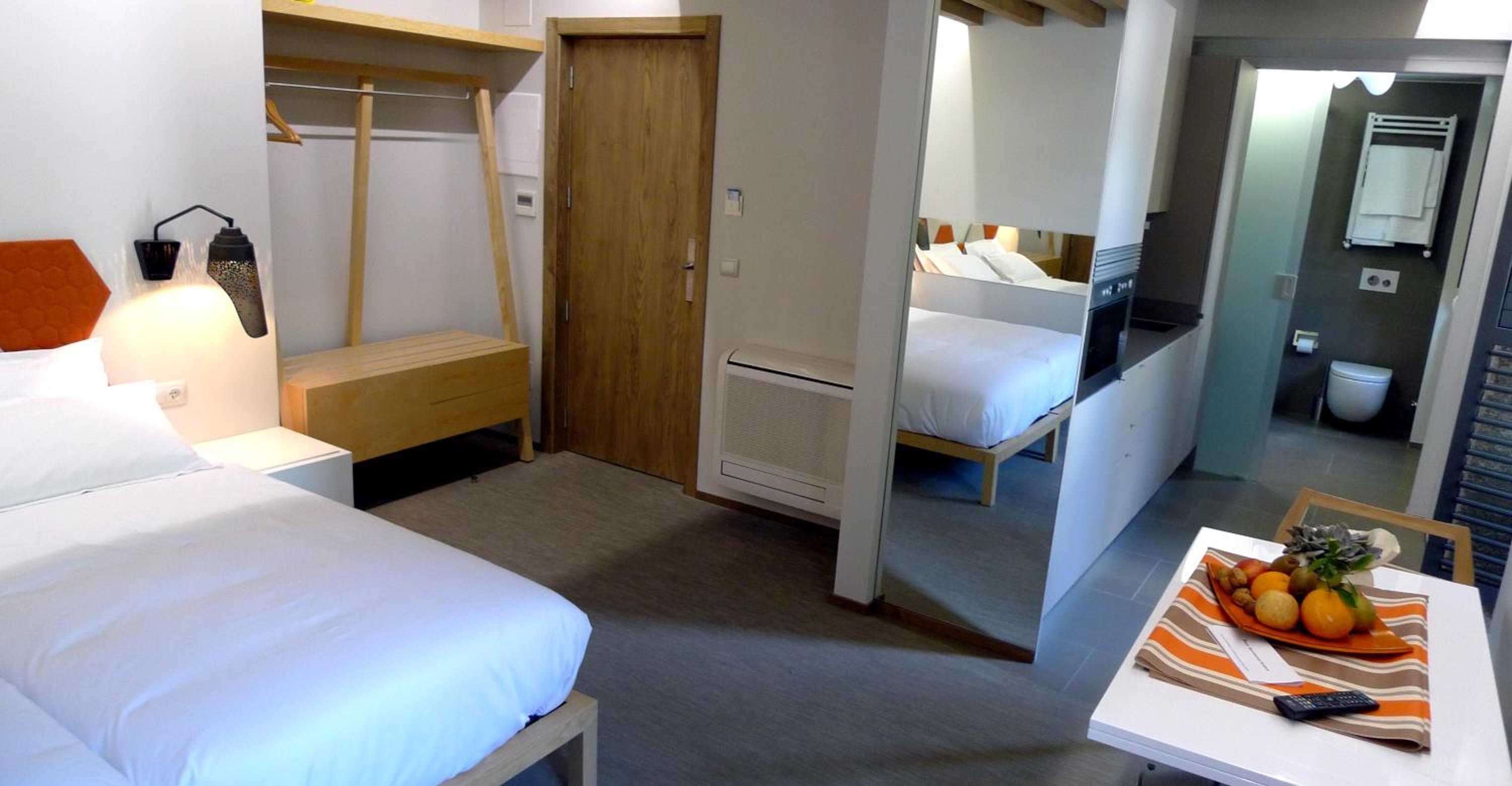 Apartamento de una habitación superior