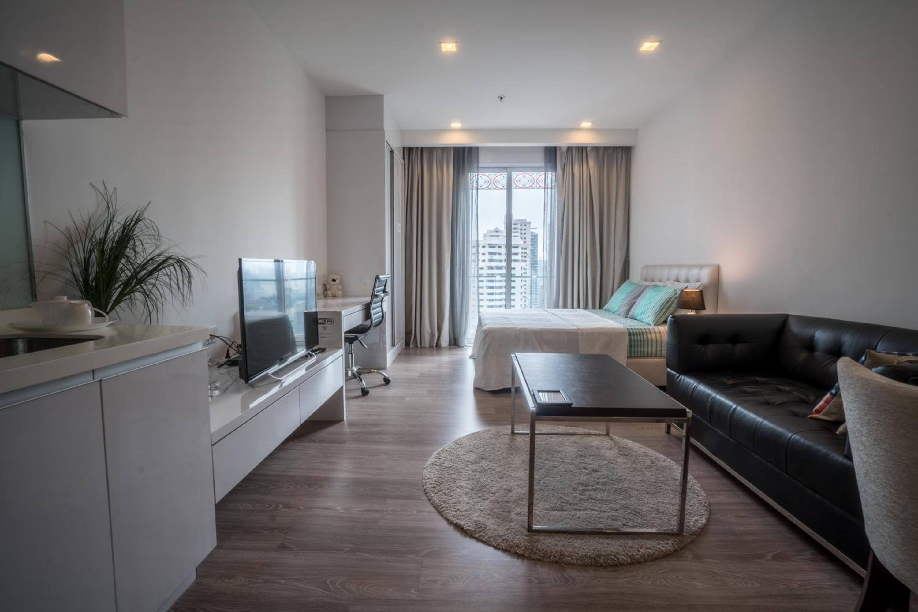 Studio with Balcony