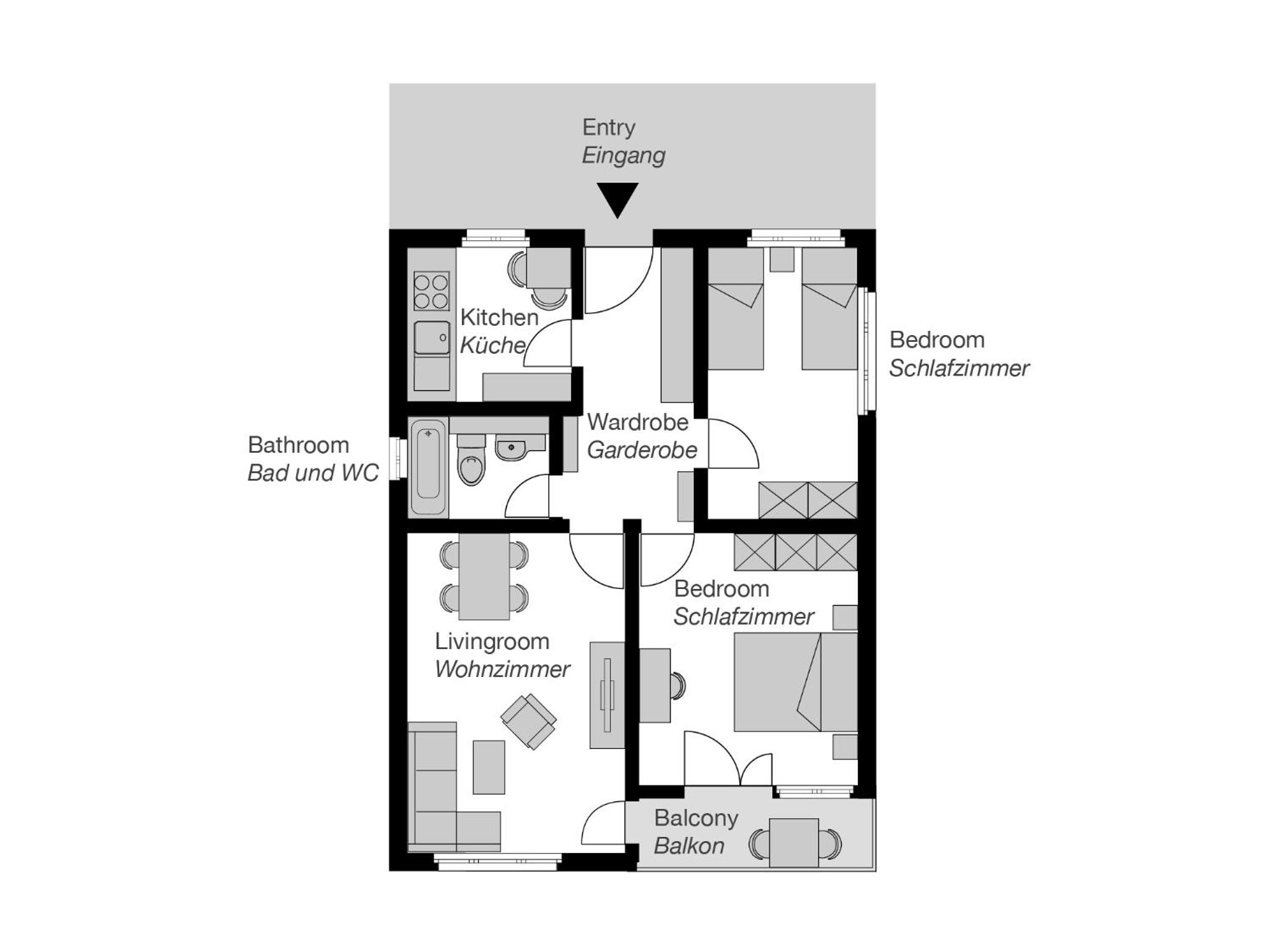 Two-Bedroom Apartment photo 3