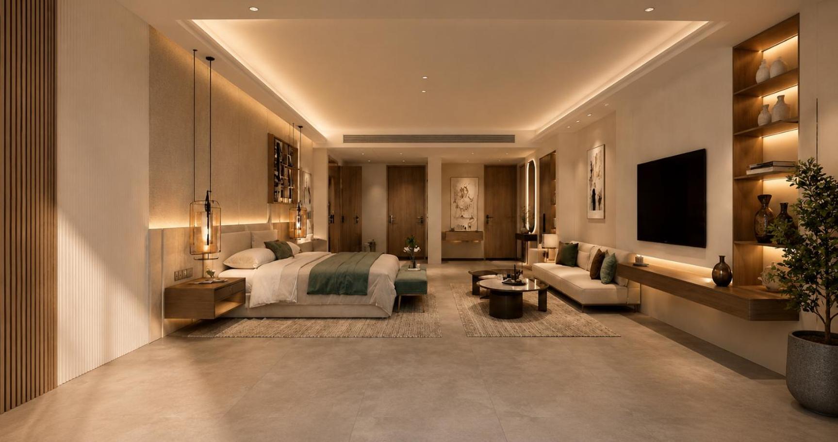 King Suite with Pool View
