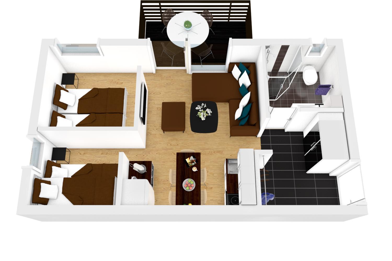 Two-Bedroom Apartment - Photo 34