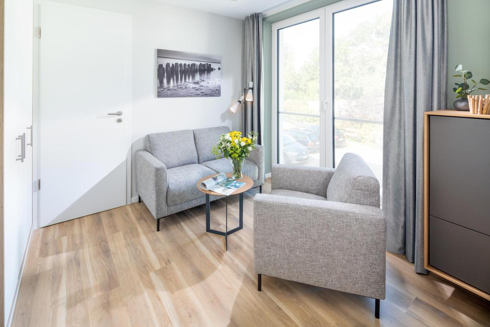 Apartment mit Balkon (keine Küche)