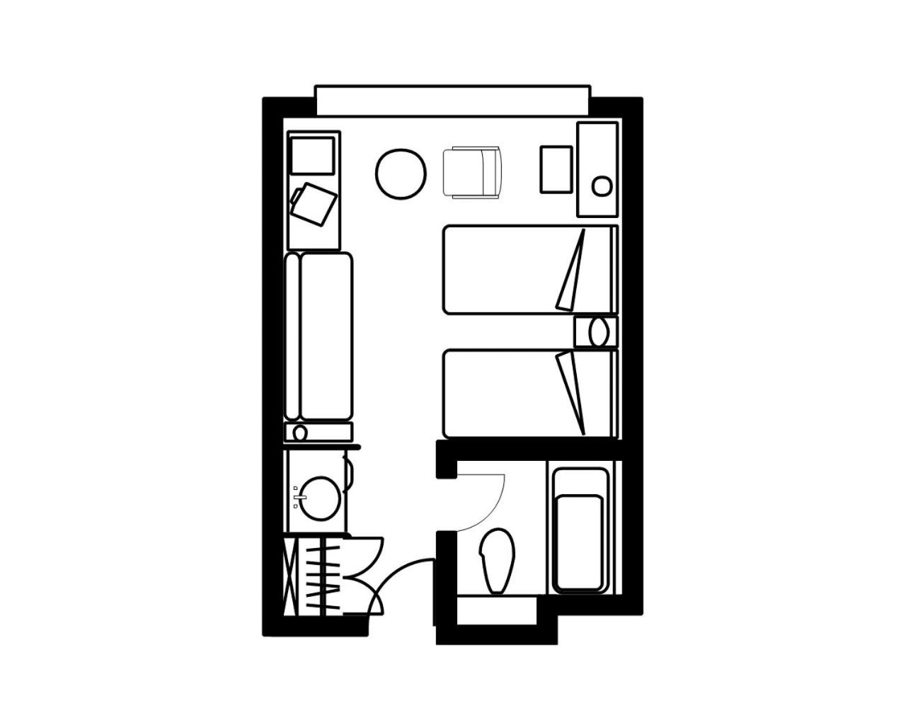 West Wing Twin Room (Non-Smoking) - Photo 5