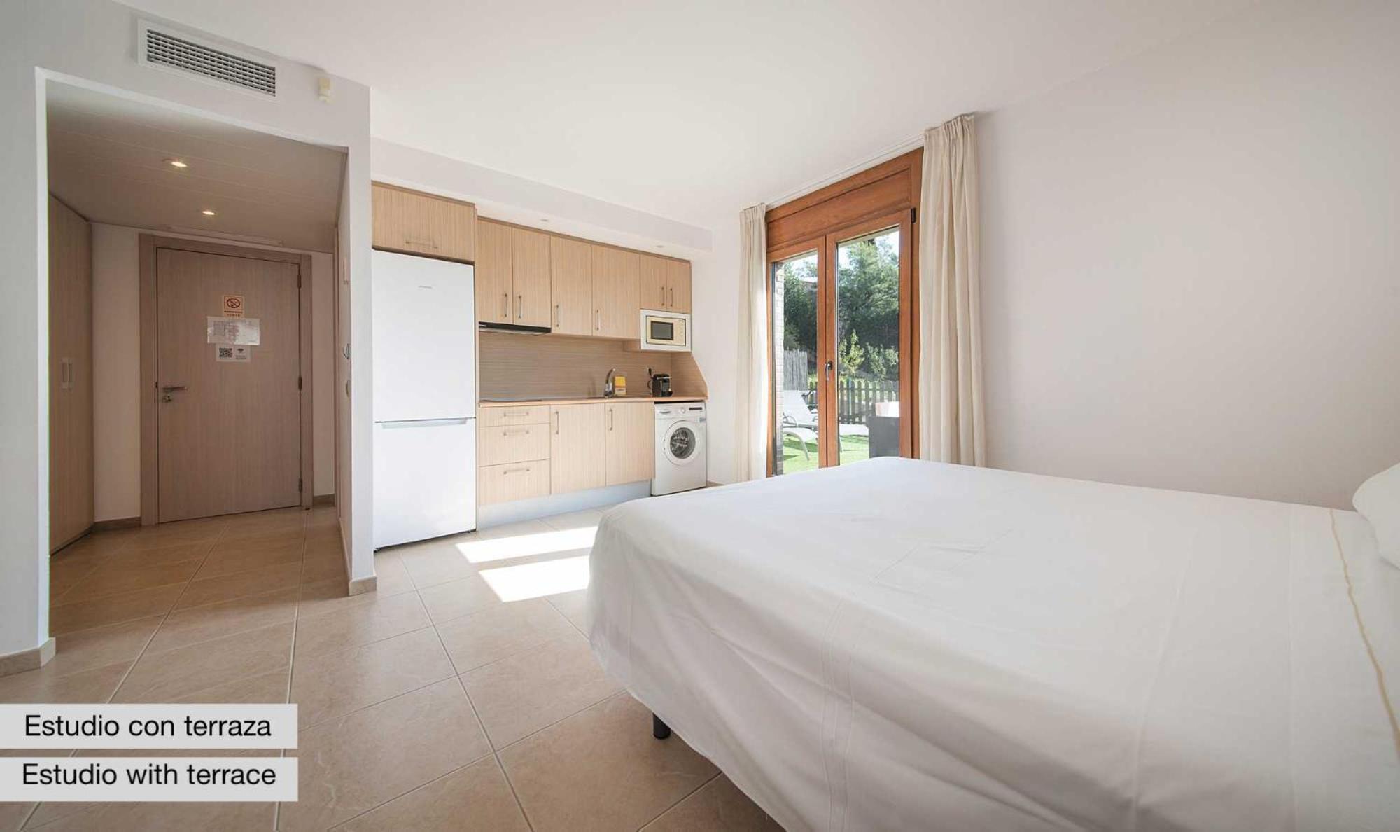 Estudio con Terraza con Acceso Privado al Spa