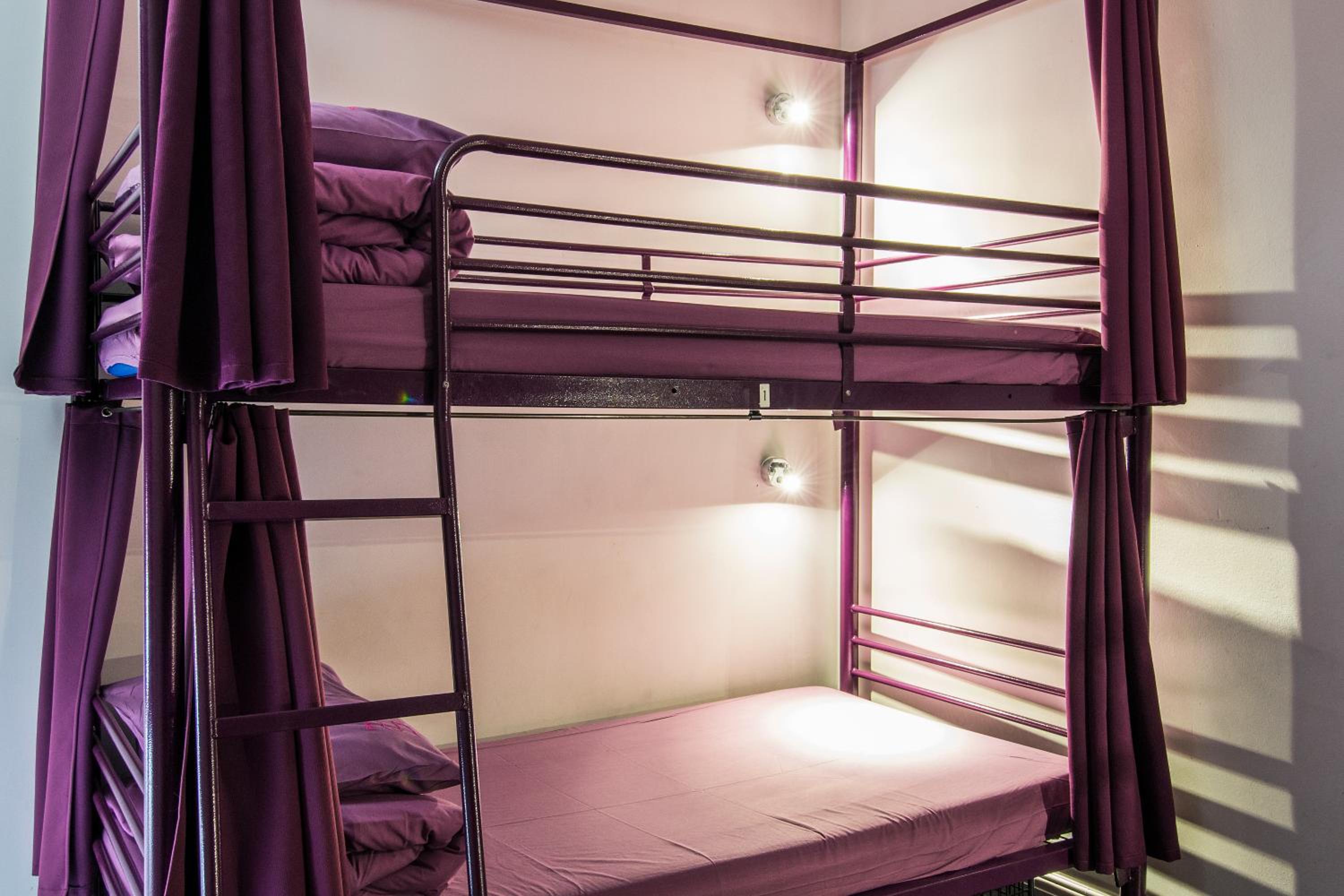 Bed in 4-Bed Mixed Dorm Shared Bathroom photo 1