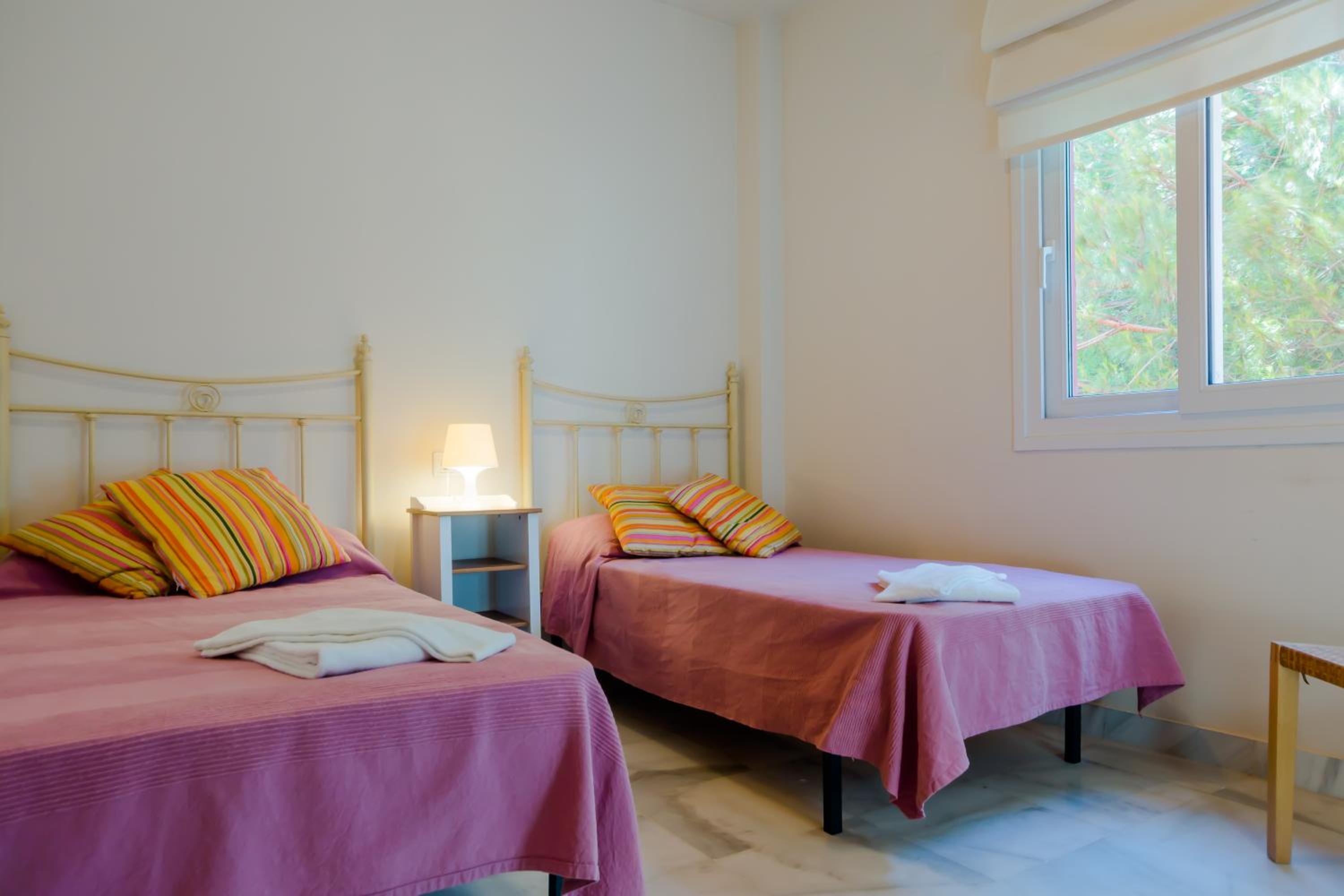 Apartamento con vista al jardín