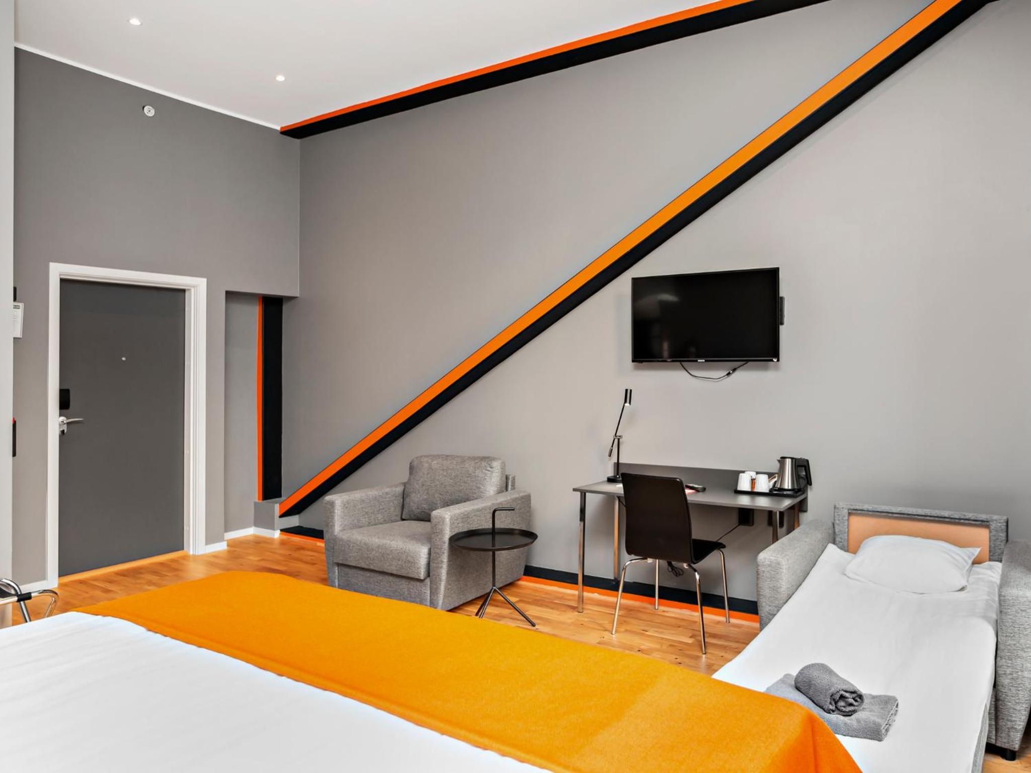 Family Room with King Bed and Sofa Bed