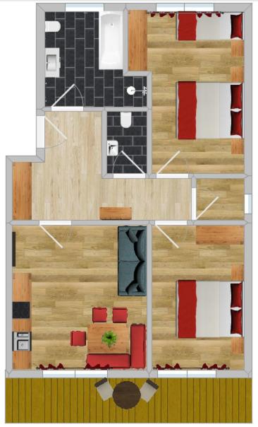 Apartment with Mountain View photo 2