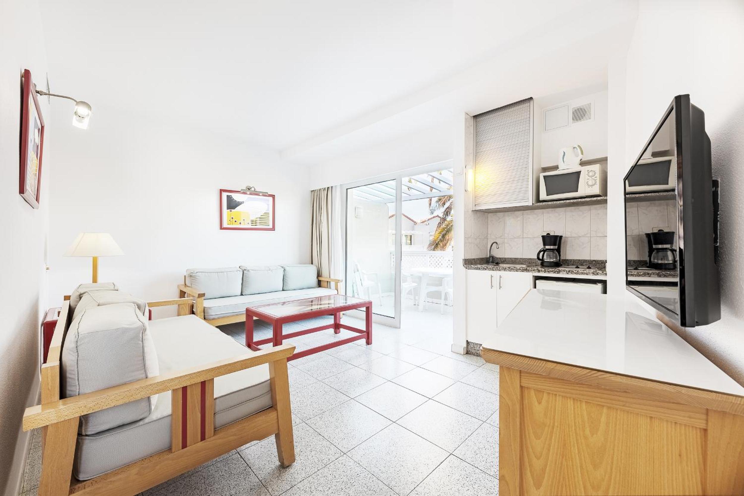 Apartamento estándar con balcón o terraza