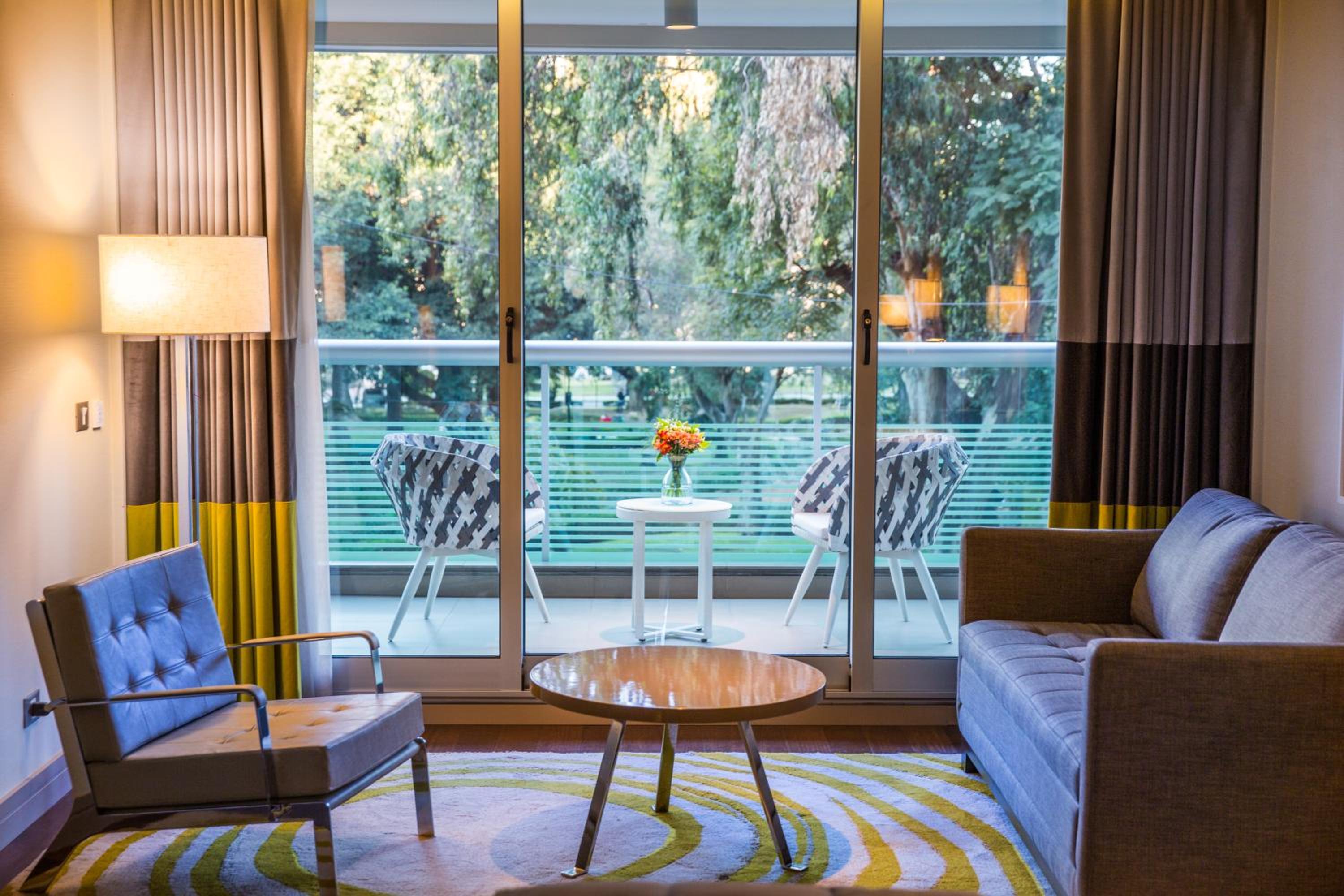 Deluxe King Suite with Balcony and Park View